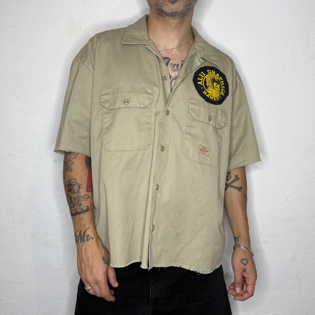 Hawaiian Dickies Work Shirt. XL