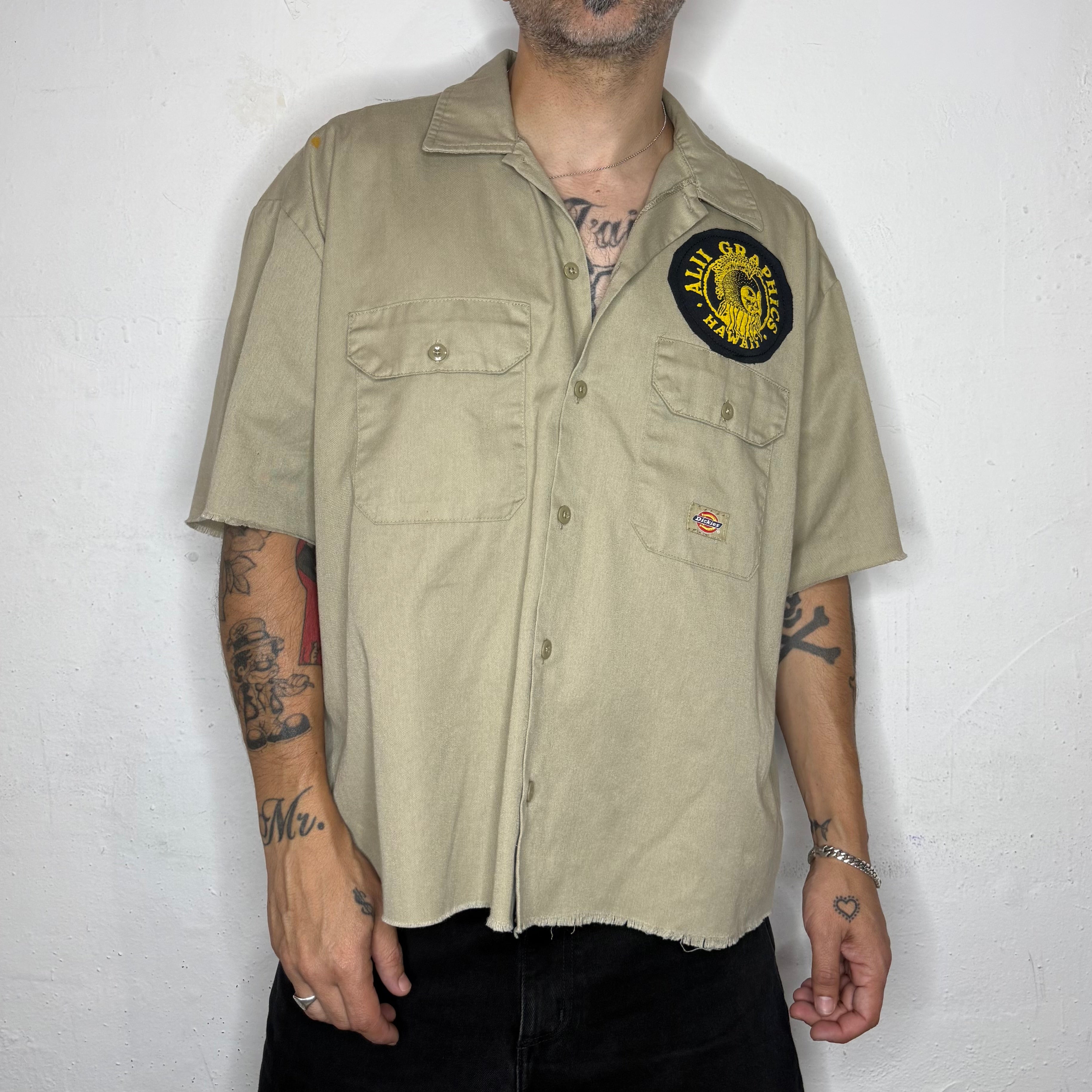 Hawaiian Dickies Work Shirt. XL