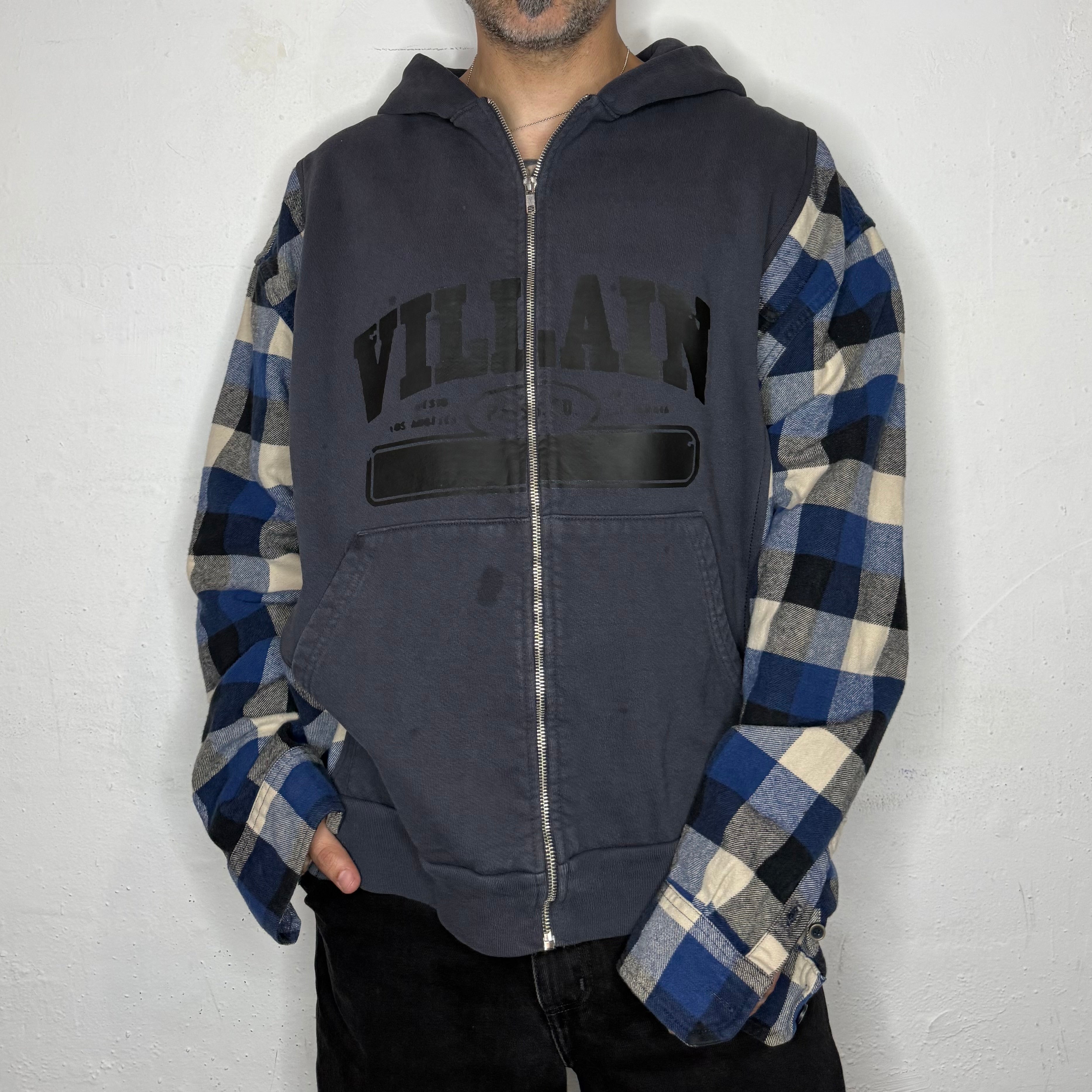Villain Phys Ed. Zip Up Hoodie. L