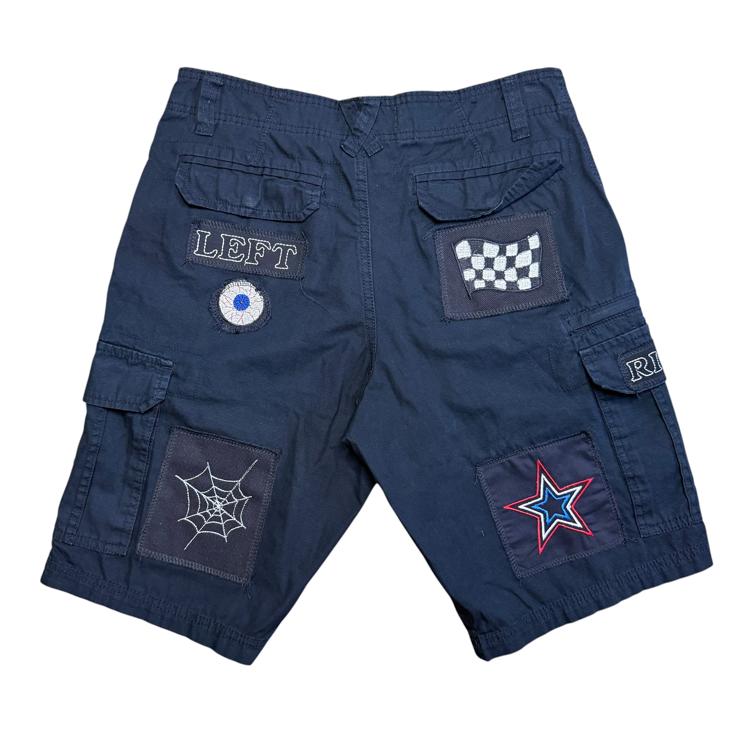 Patch'D Cargo Shorts. 32