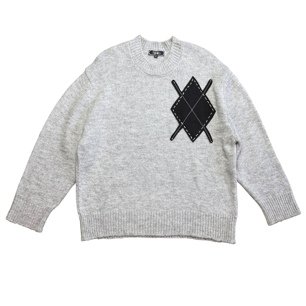 Argyle Fuzzy Sweater. S/M - L/XL