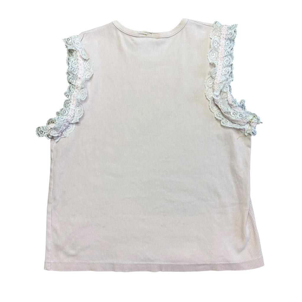 Ruffle Muscle Tee. M