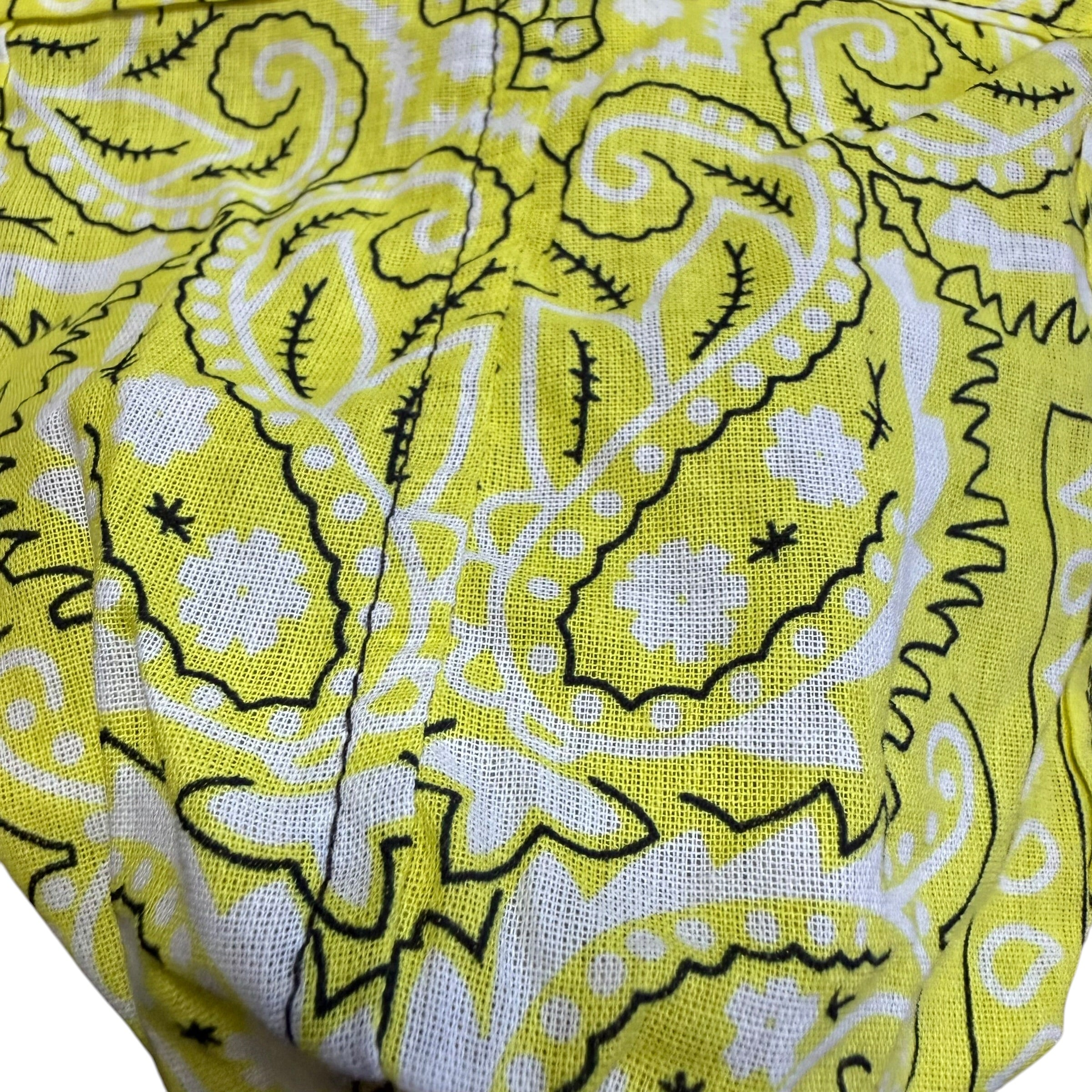 Yellow Hanky Bandana Thong. O/S