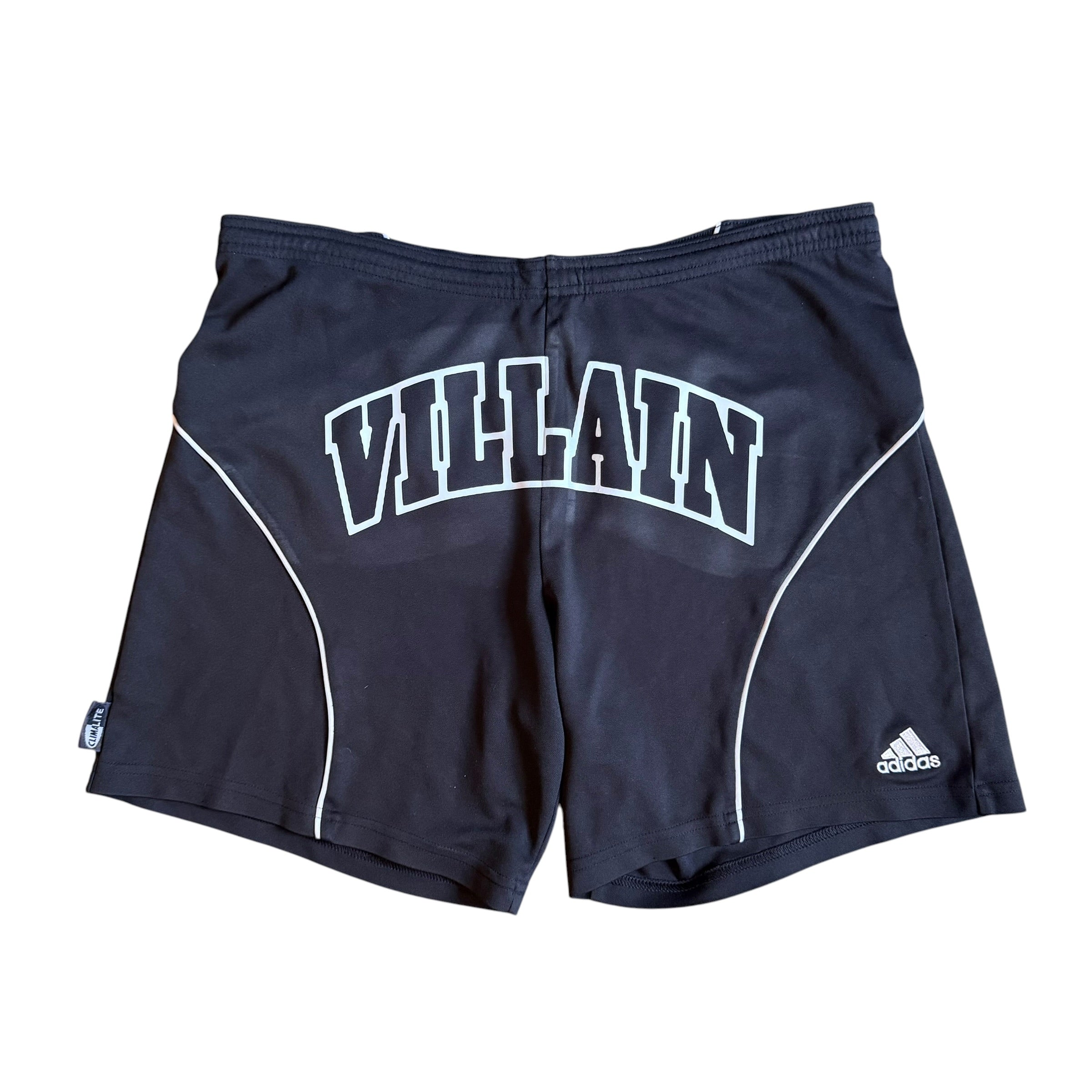 "Villain" Adidas Shorts. XL