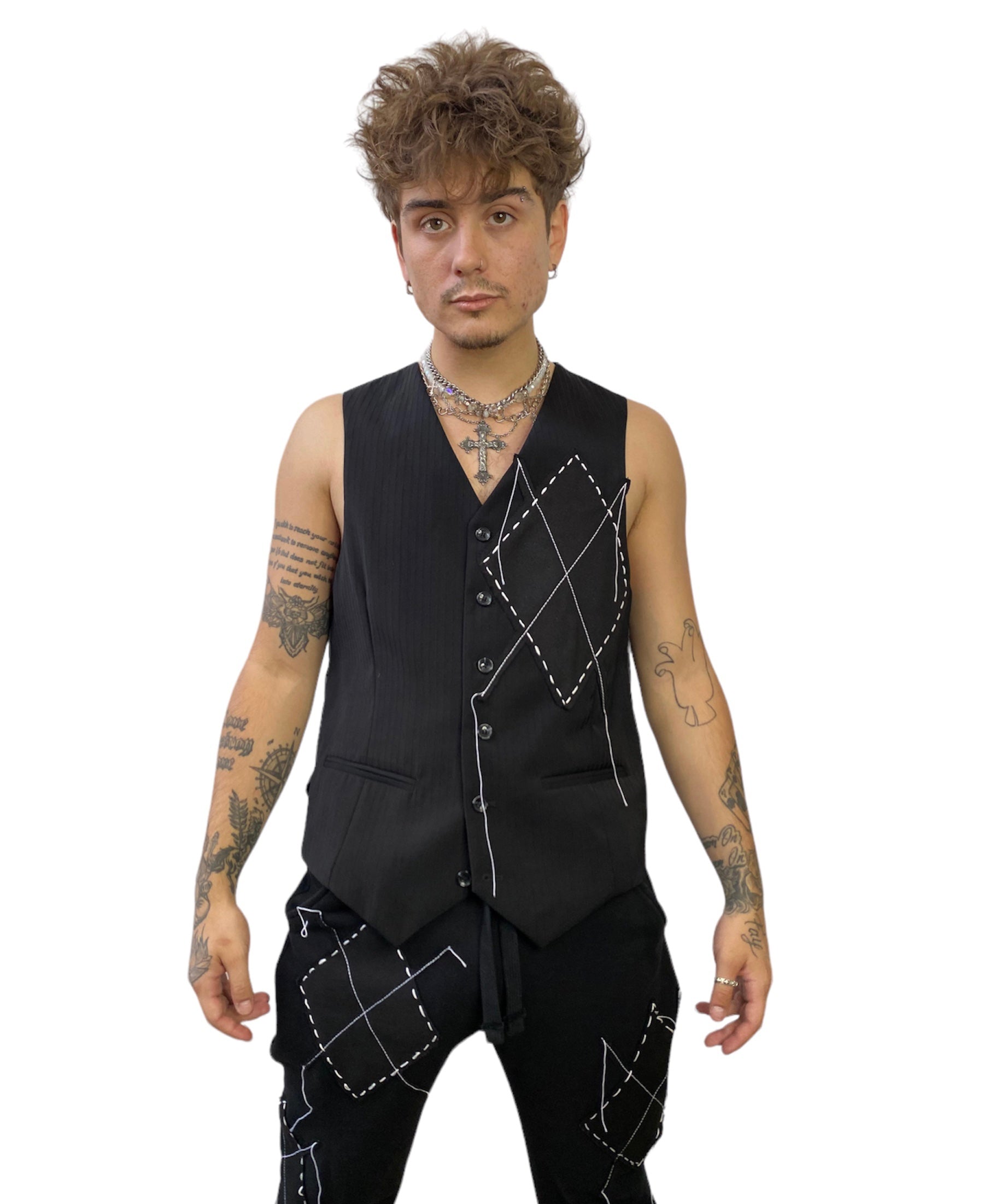 Argyle Vest. S
