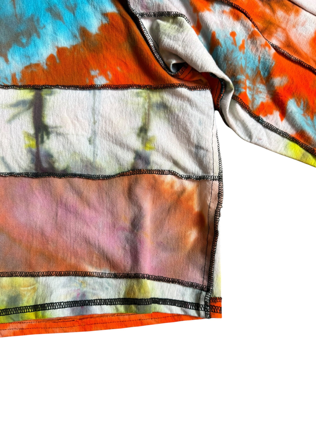 Mink Tiers "Sunset" Tie Dye Crop Top.