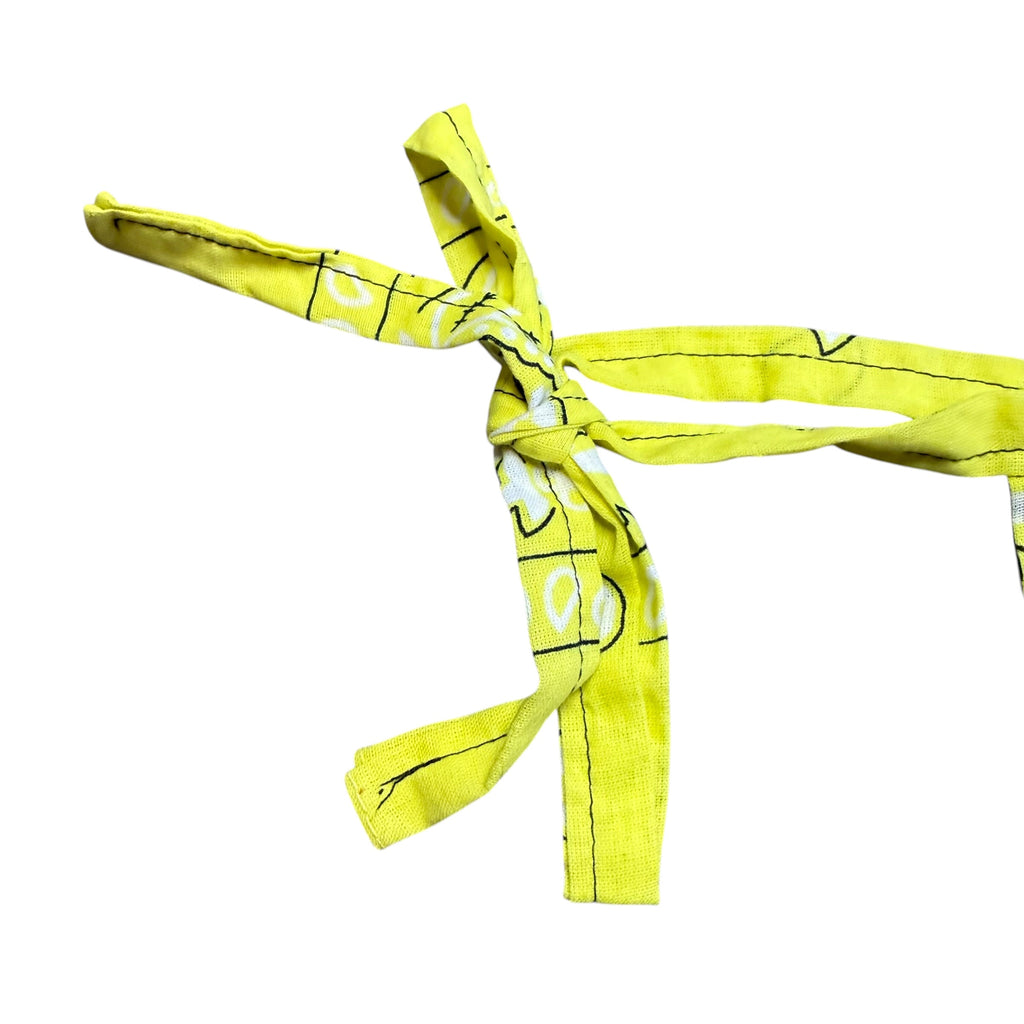 Yellow Hanky Bandana Thong. O/S