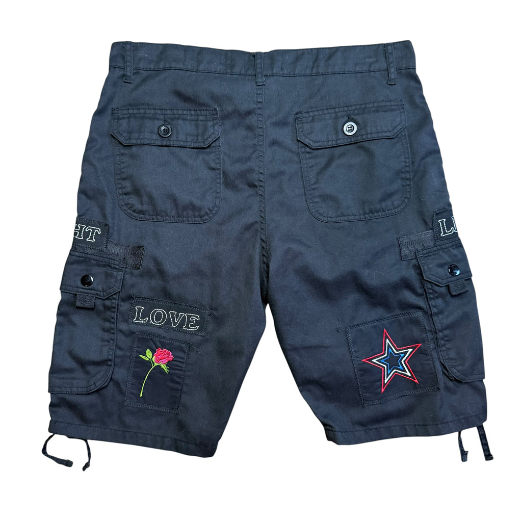Patch'D Cargo Shorts. 34