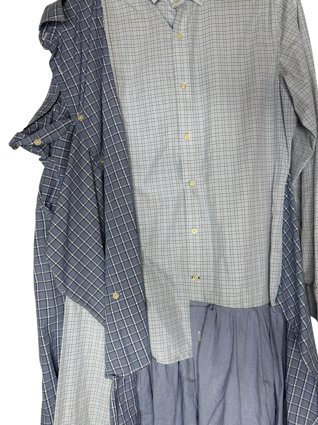 Blue Double Shirt Tunic. M