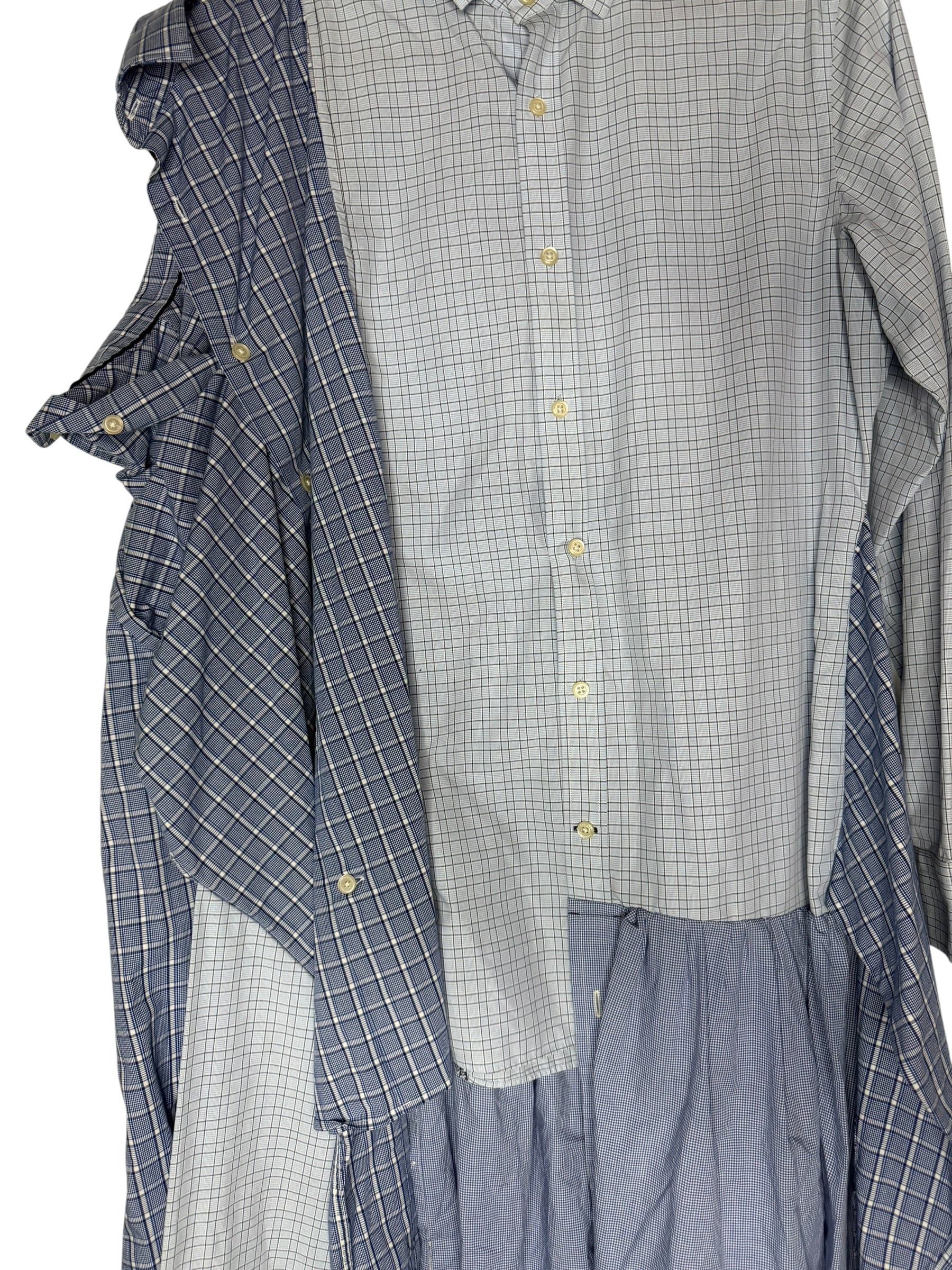 Blue Double Shirt Tunic. M