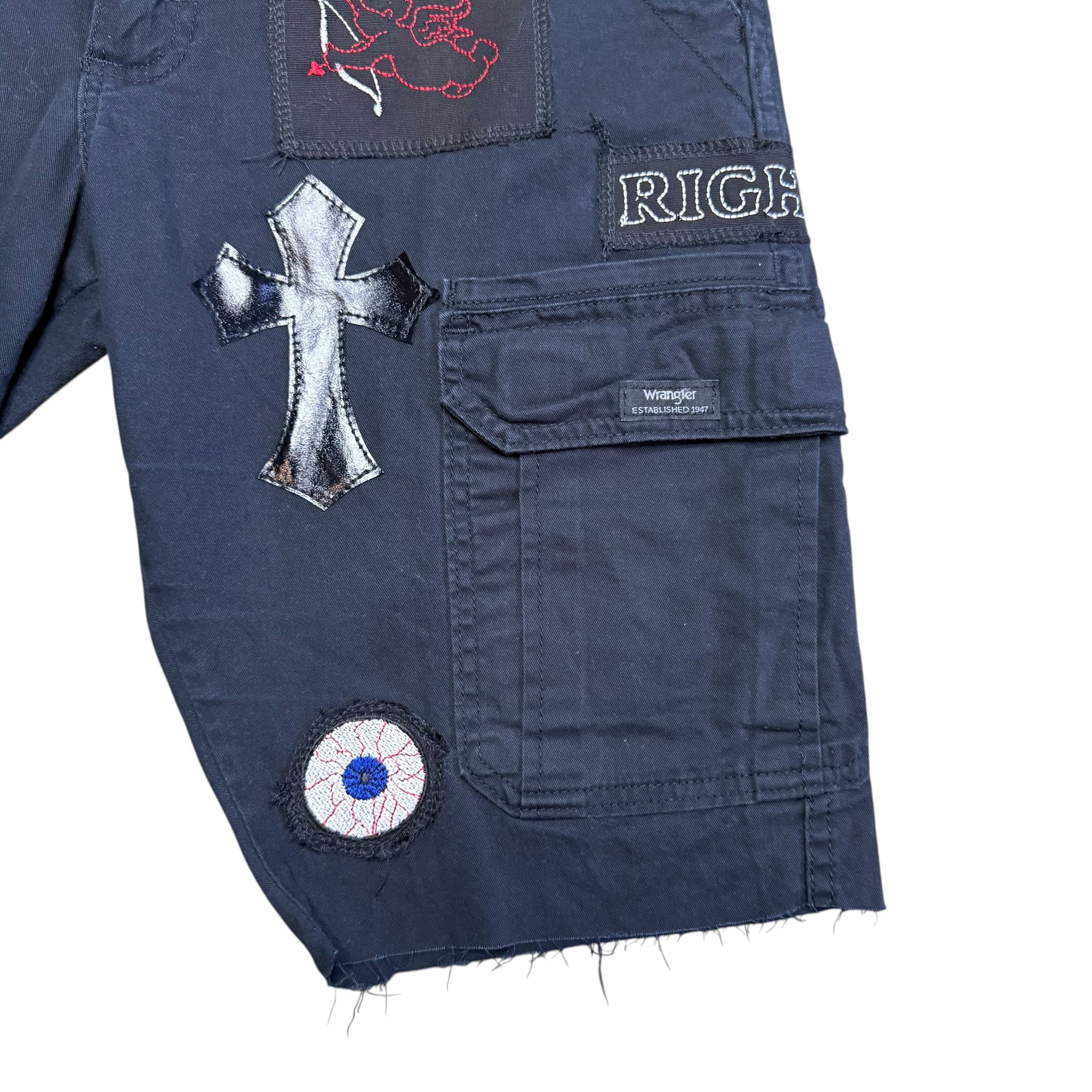 Patch'D Cargo Shorts. 31