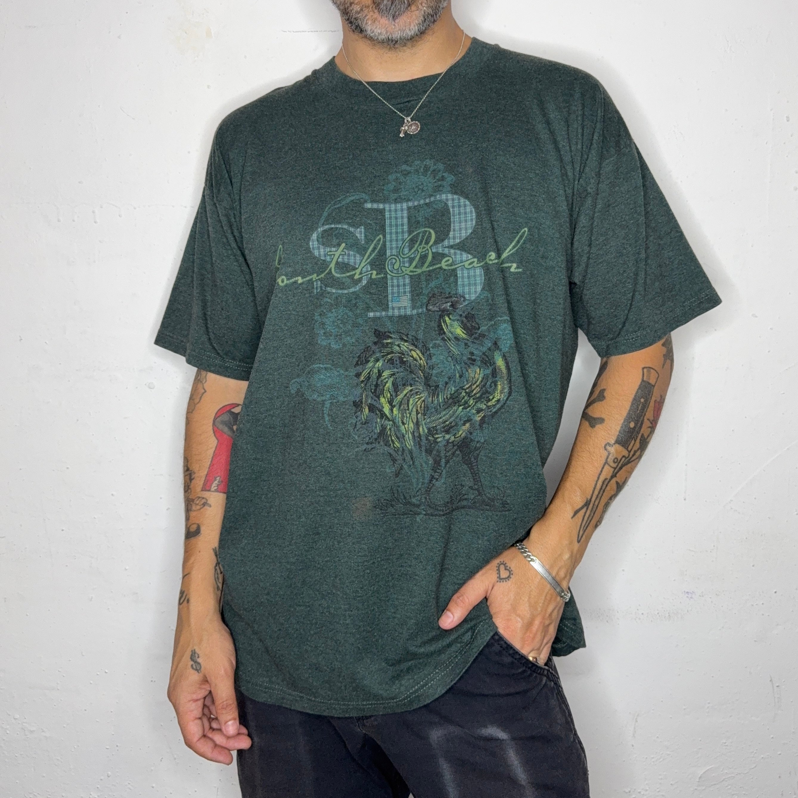 “South Beach” E-Label T-Shirt. XL