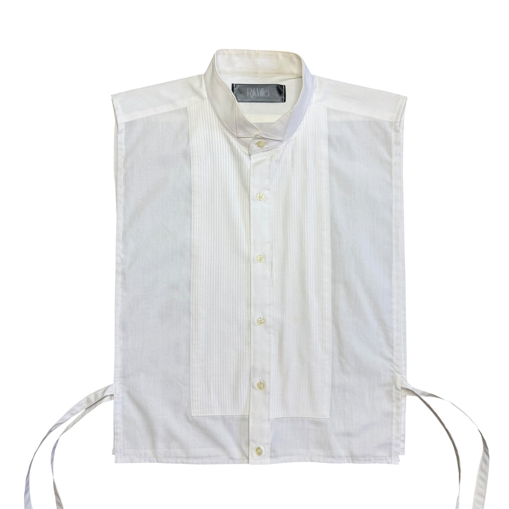 Tuxedo Crop Open Side Shirt. O/S