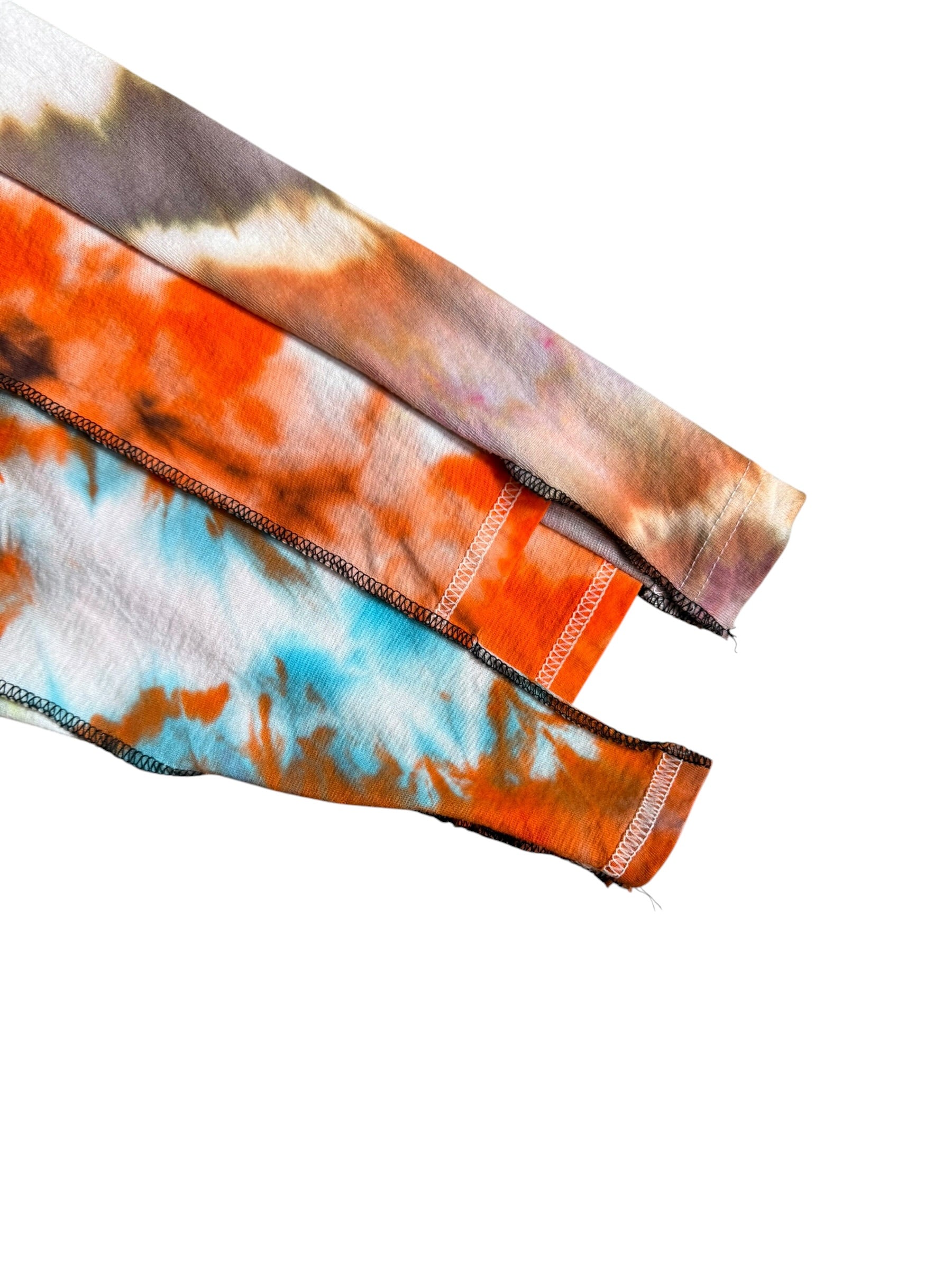 Mink Tiers "Sunset" Tie Dye Crop Top.