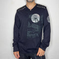 “Skull & Studs” Long Sleeve. L