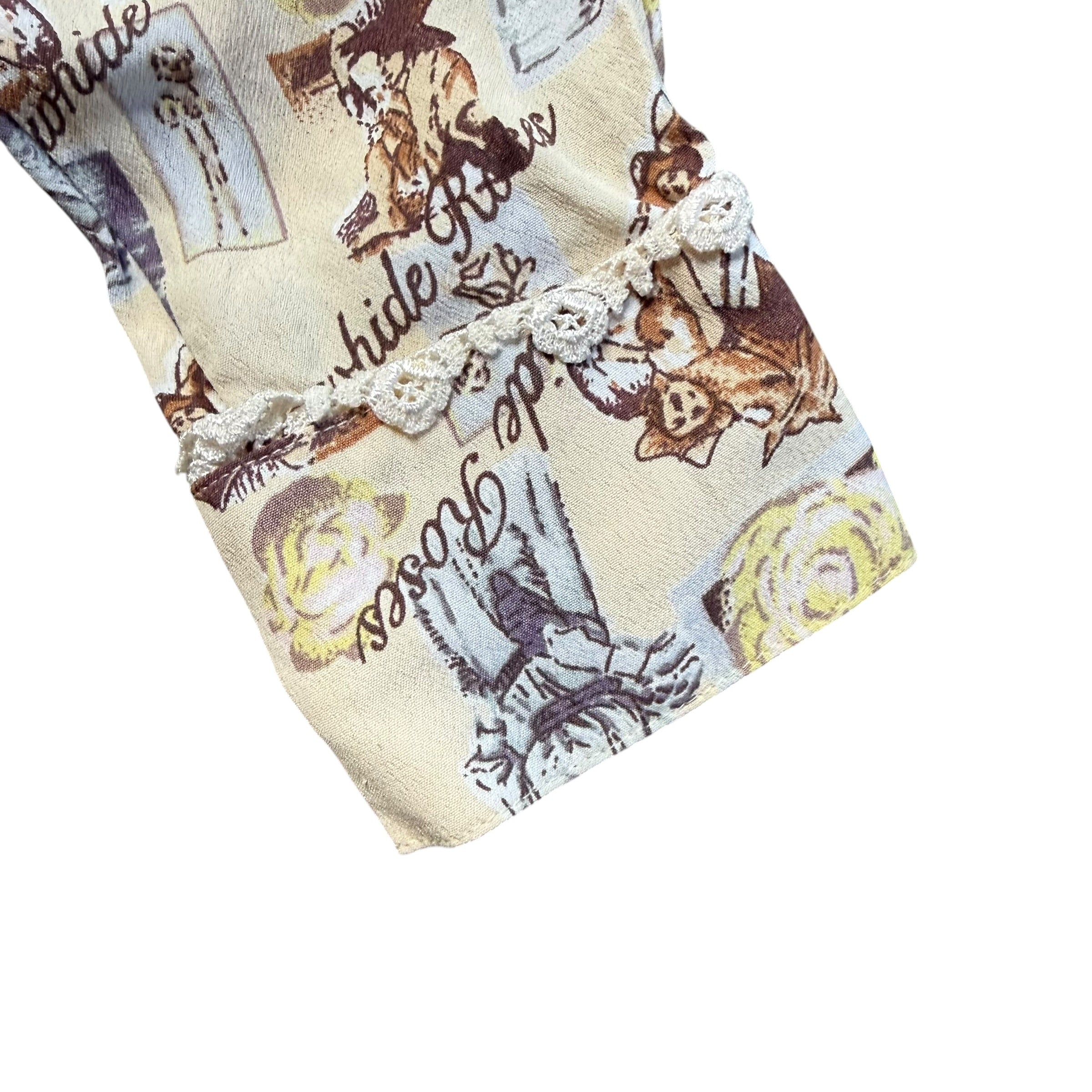Aurora "Rawhide Roses" Shirt. S