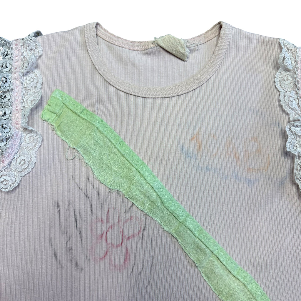 Ruffle Muscle Tee. M