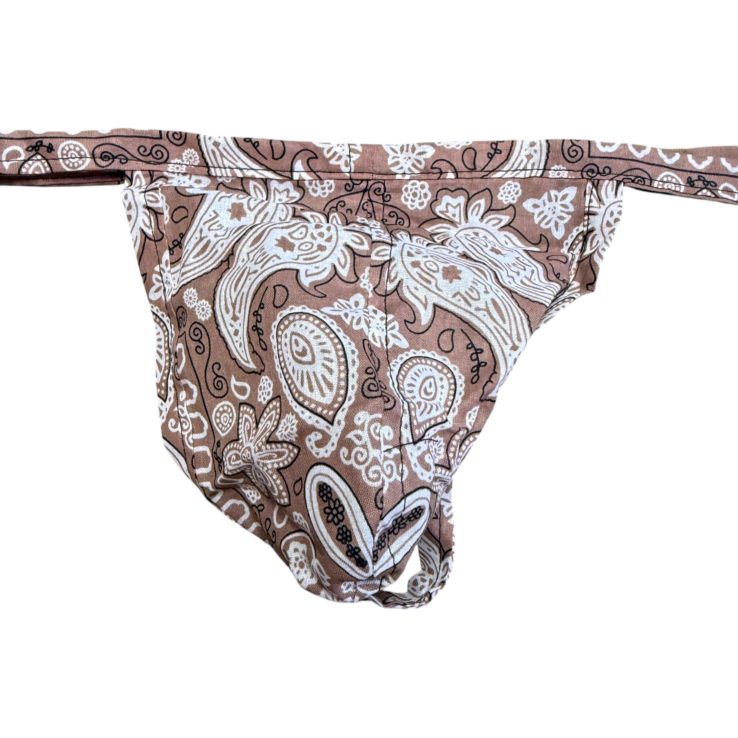 Nude Hanky Bandana Thong. O/S