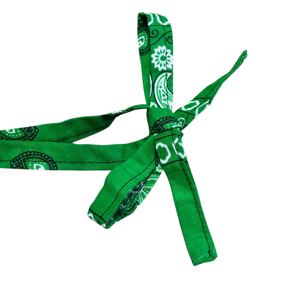 Green Hanky Bandana Thong. O/S