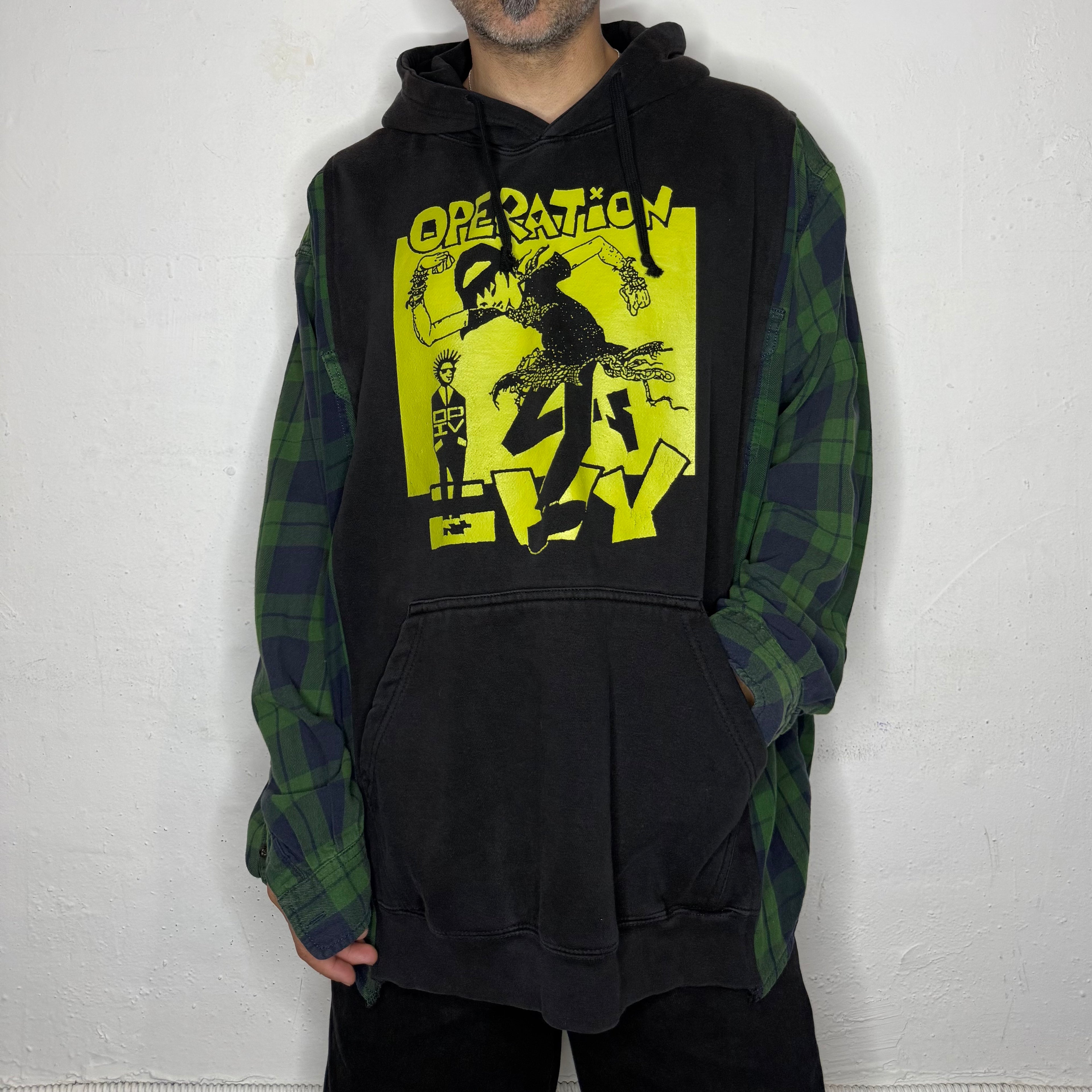 Operation Ivy Plaid Hoodie. XL