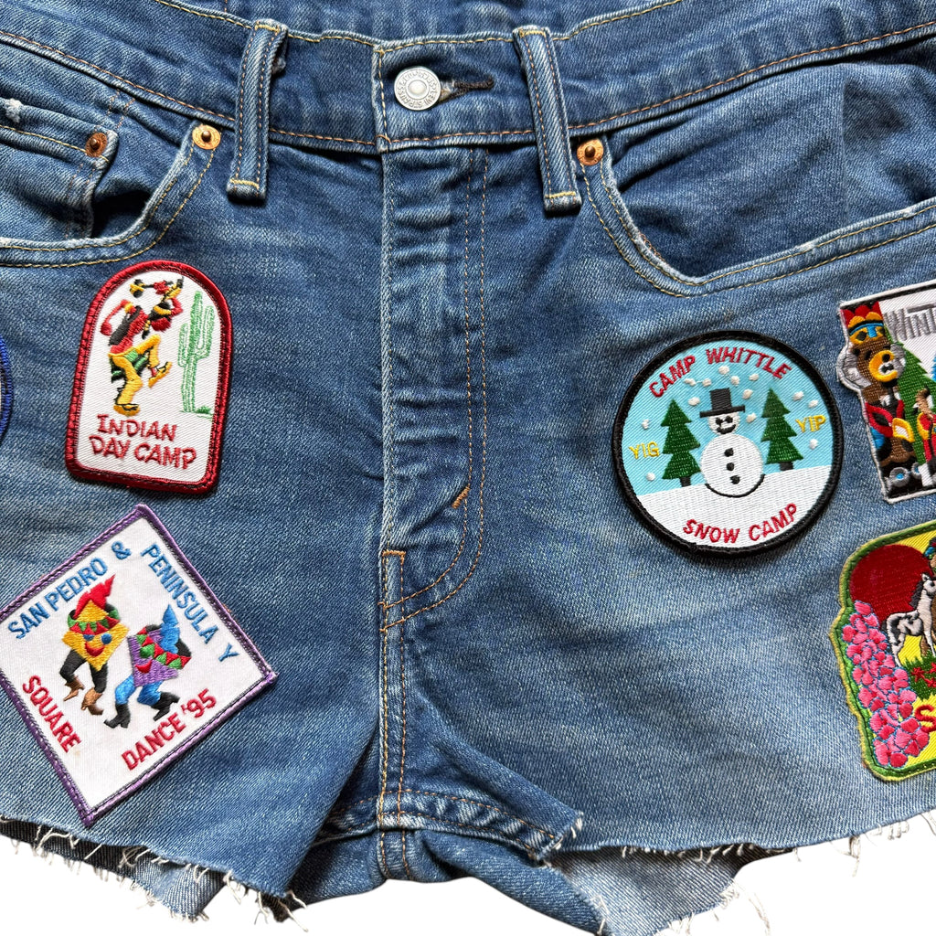 Levis Denim Shorts. 34