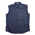 Argyle Muscle Shirt. L