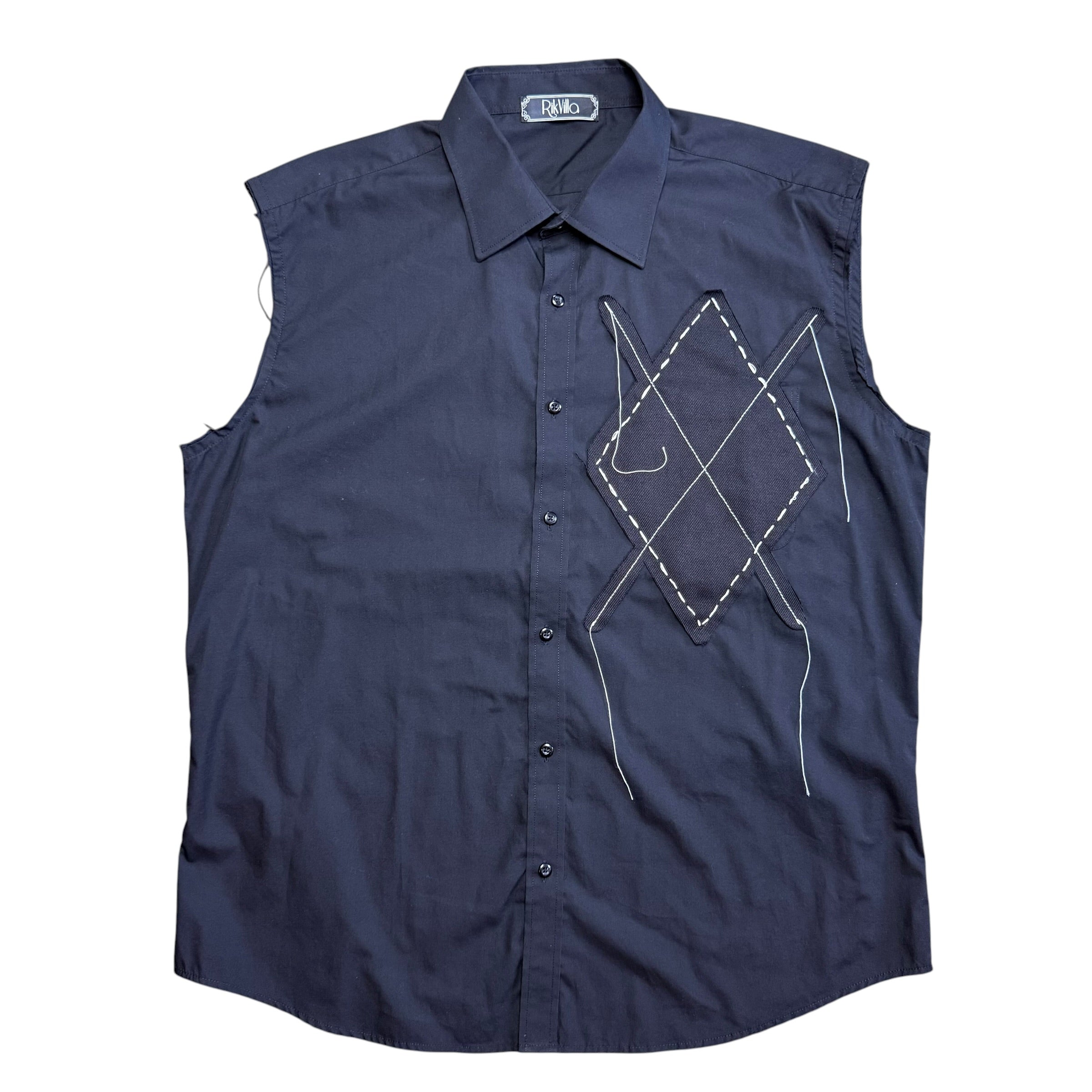 Argyle Muscle Shirt. L
