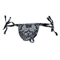 Black Hanky Bandana Thong. O/S