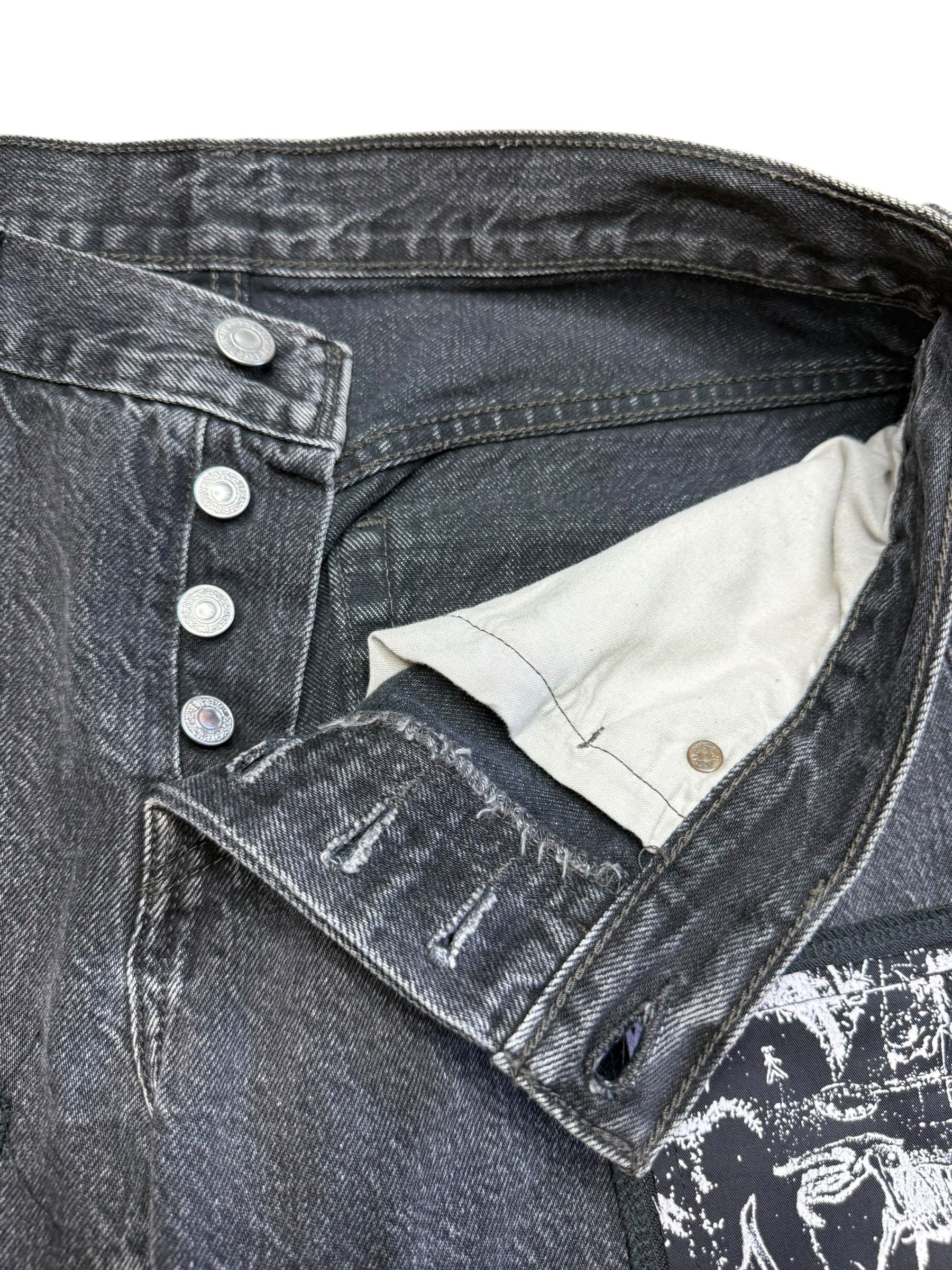 Patch'D Levis 501 Denim. 32