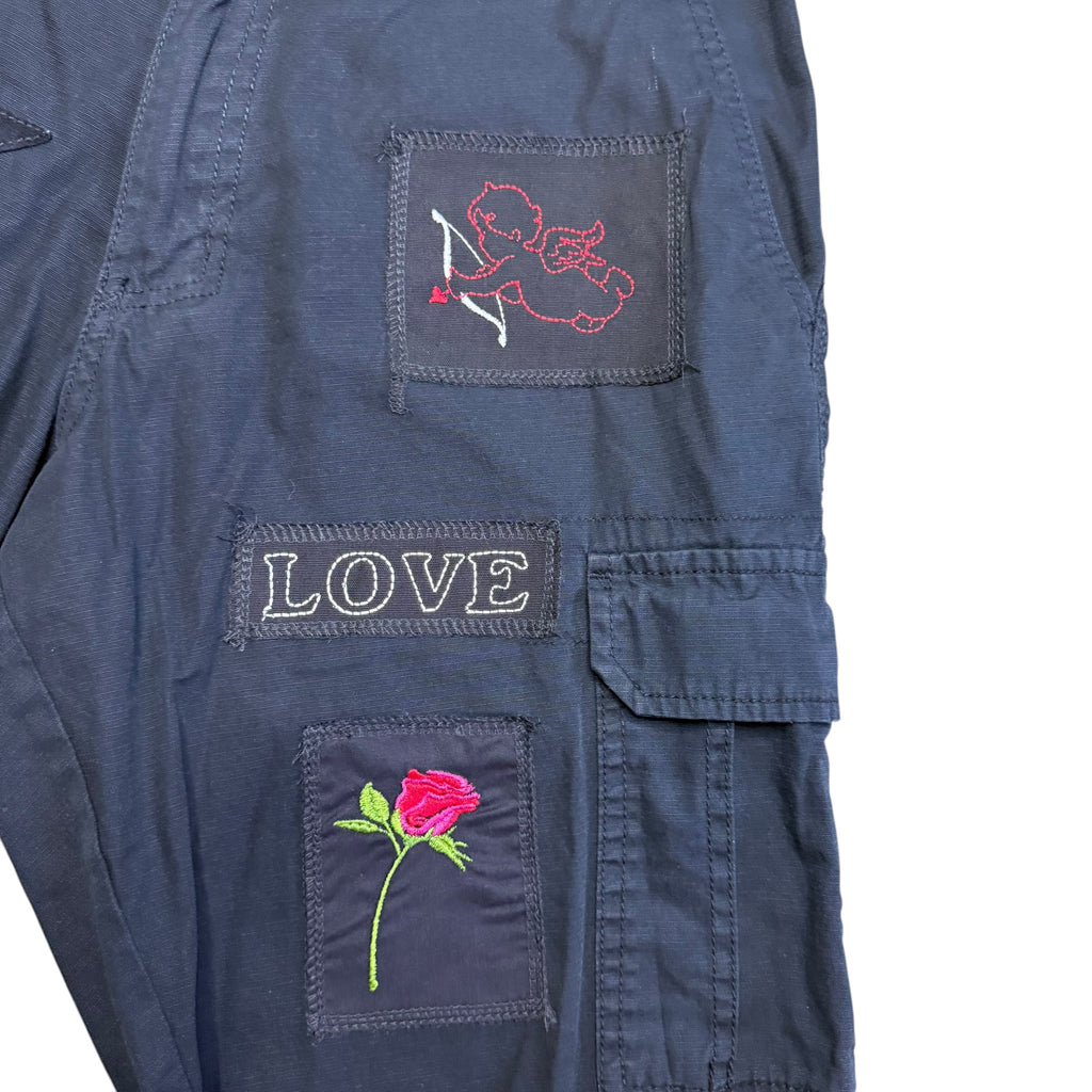 Patch'D Cargo Shorts. 32