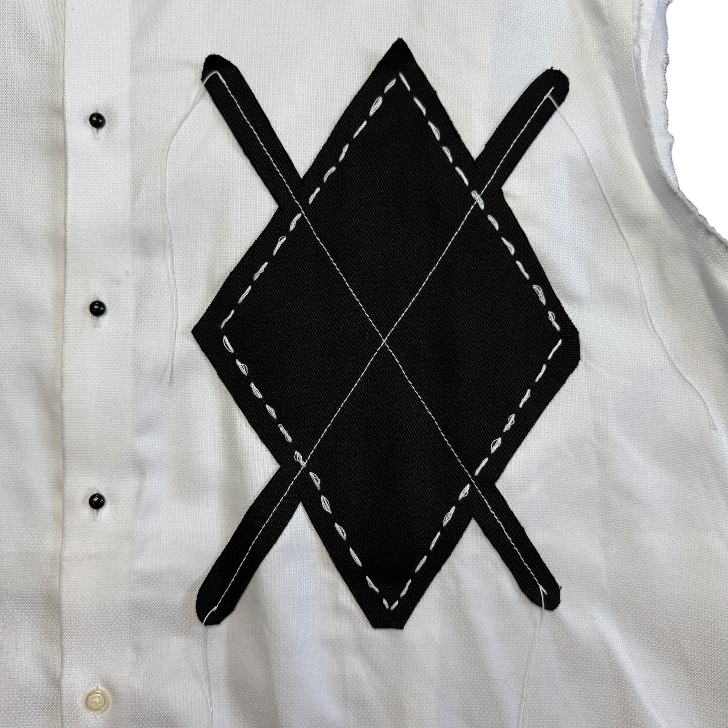 Argyle Muscle Shirt. XL
