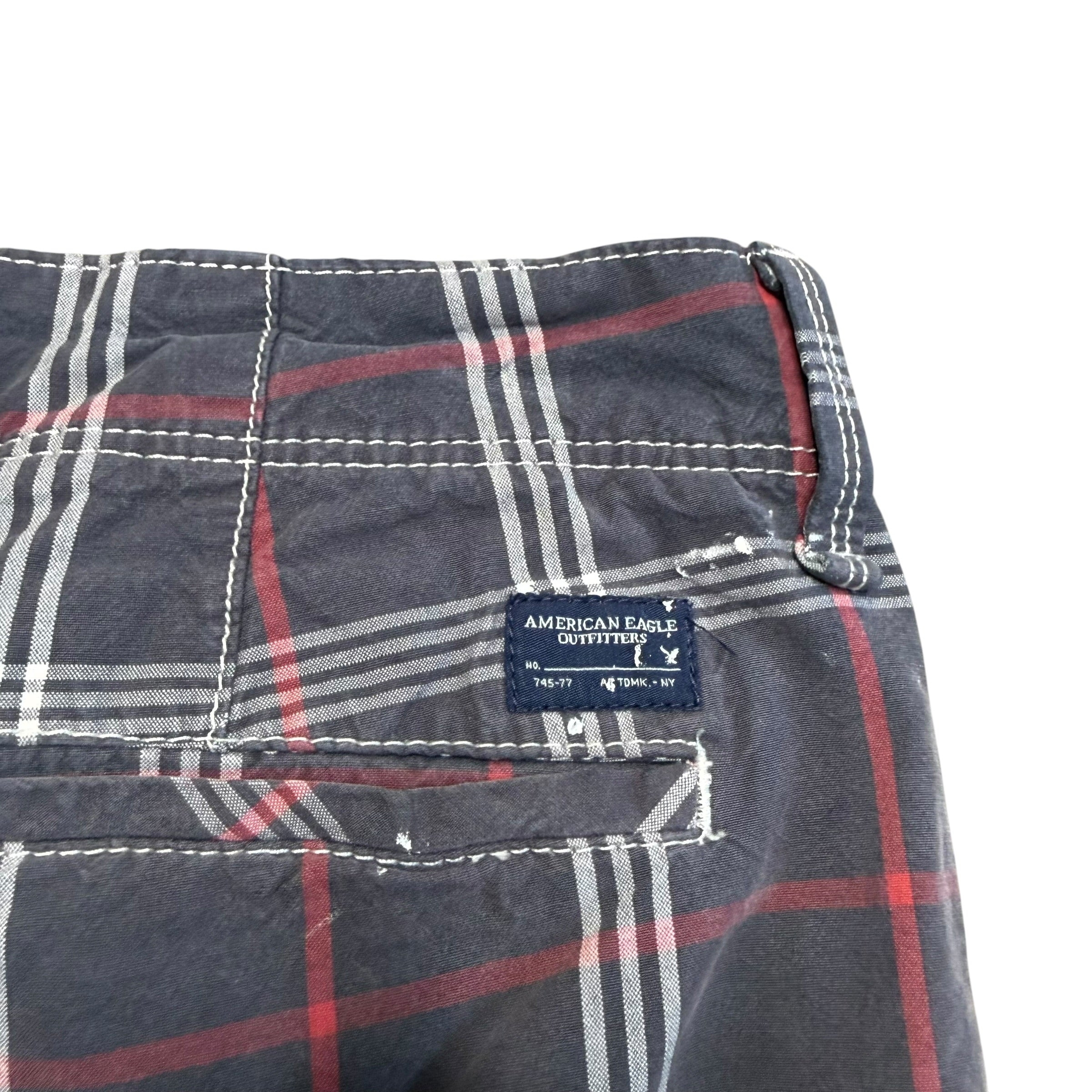 American Eagle Plaid Shorts. 34