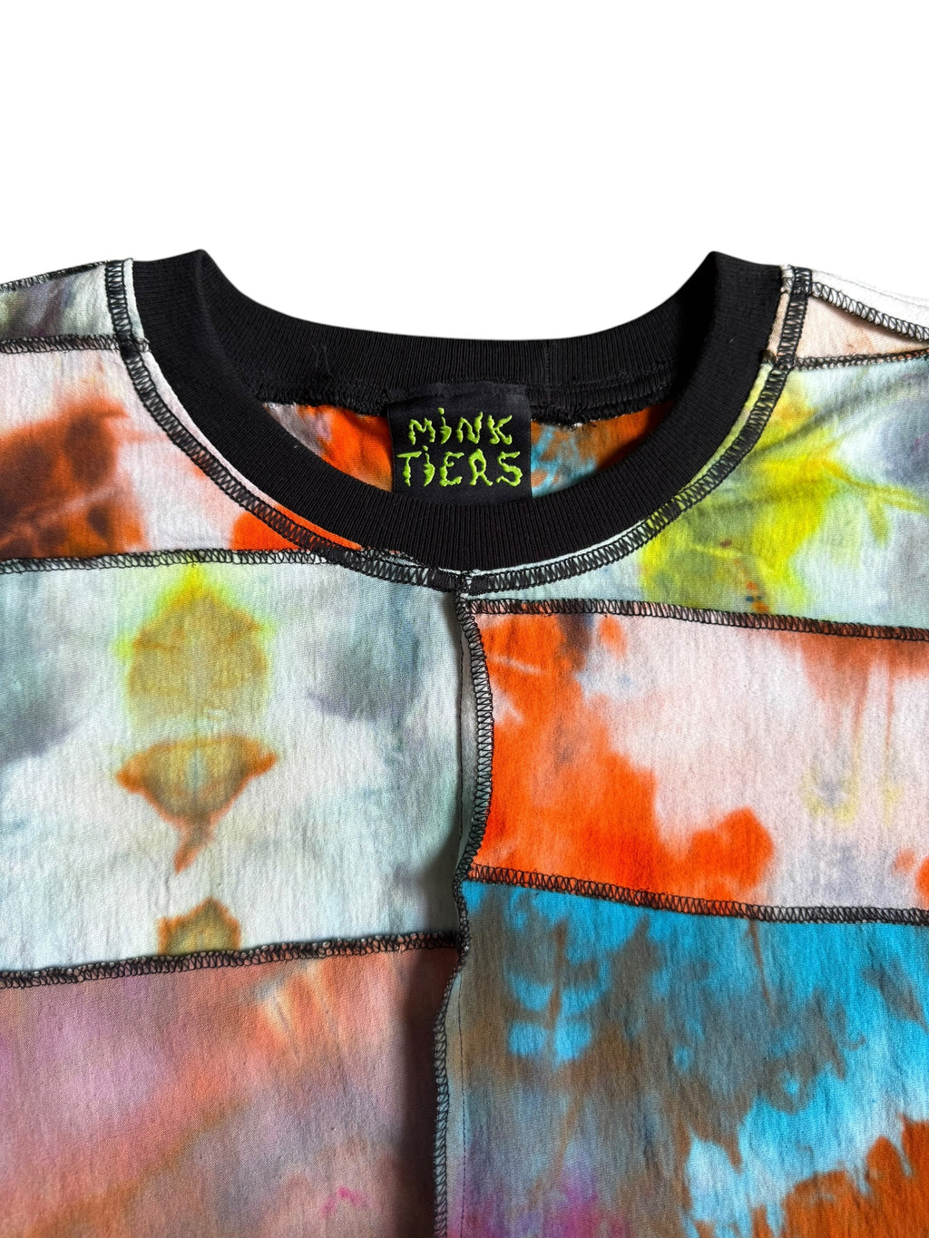 Mink Tiers "Sunset" Tie Dye Crop Top.