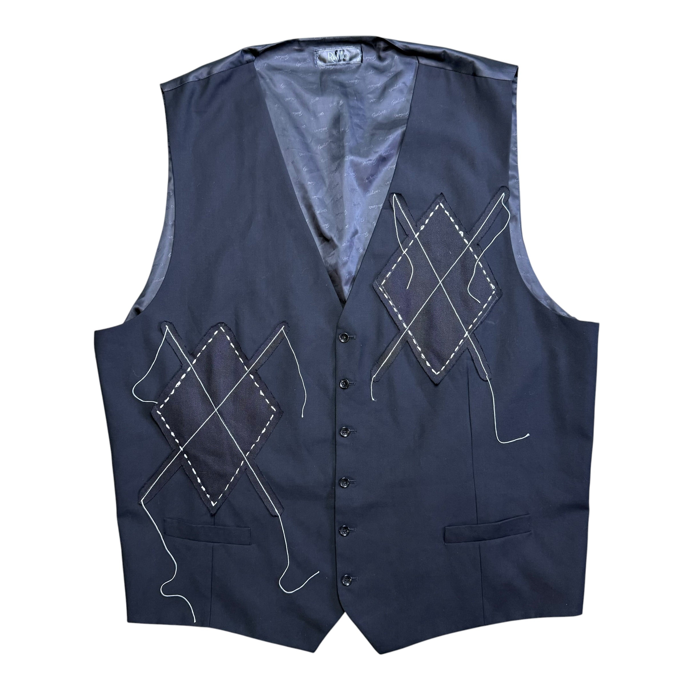 Argyle Vest. O/S