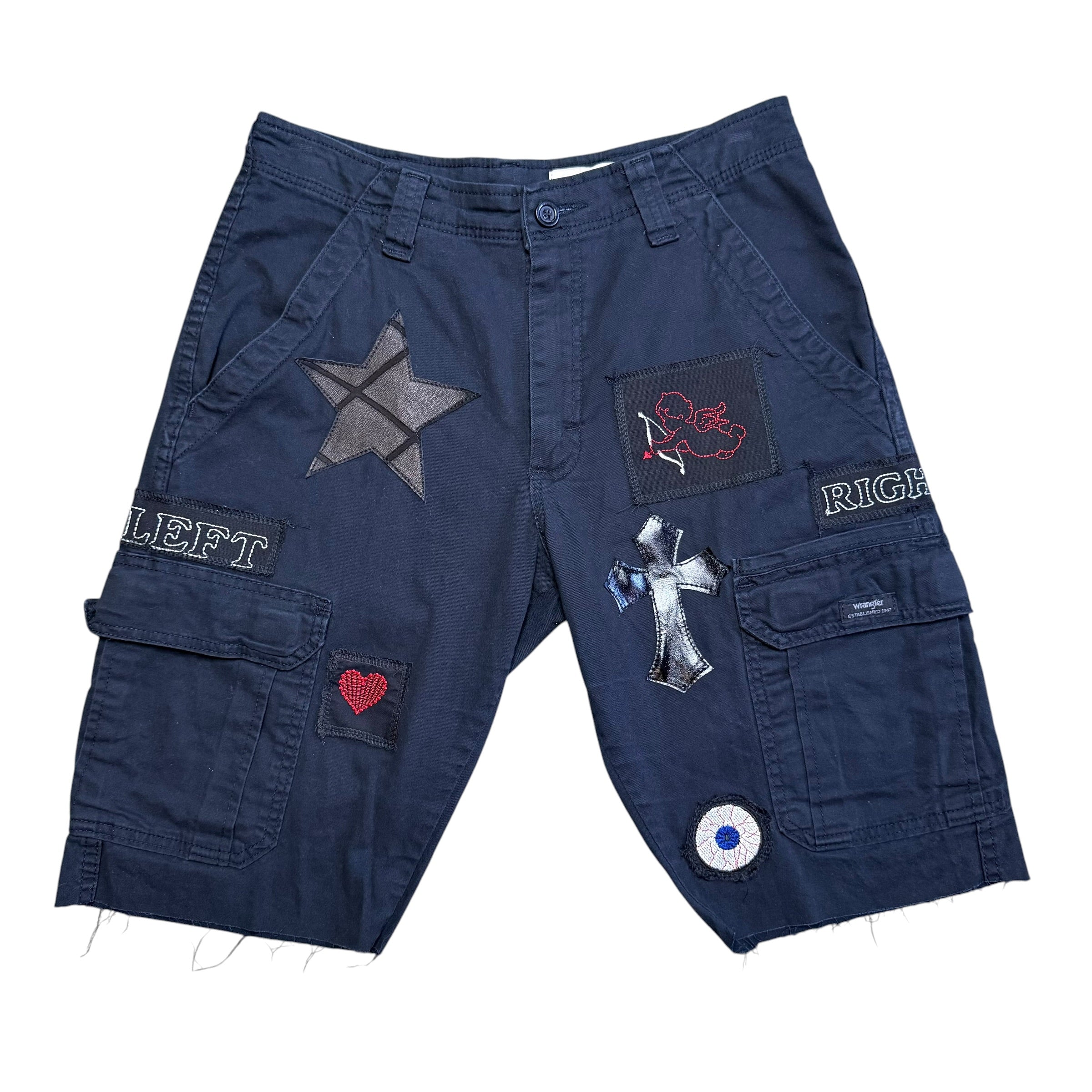 Patch'D Cargo Shorts. 31