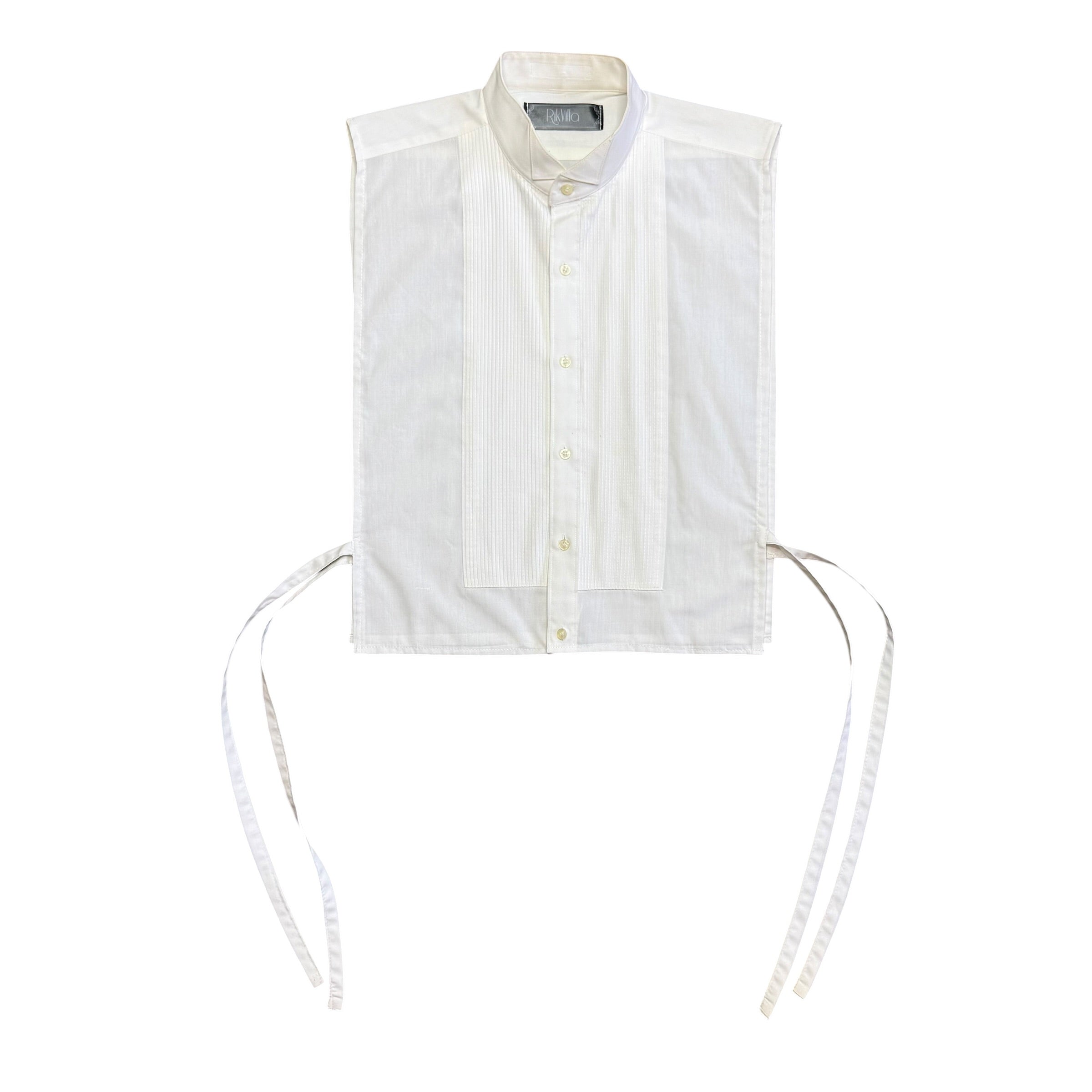 Tuxedo Crop Open Side Shirt. O/S