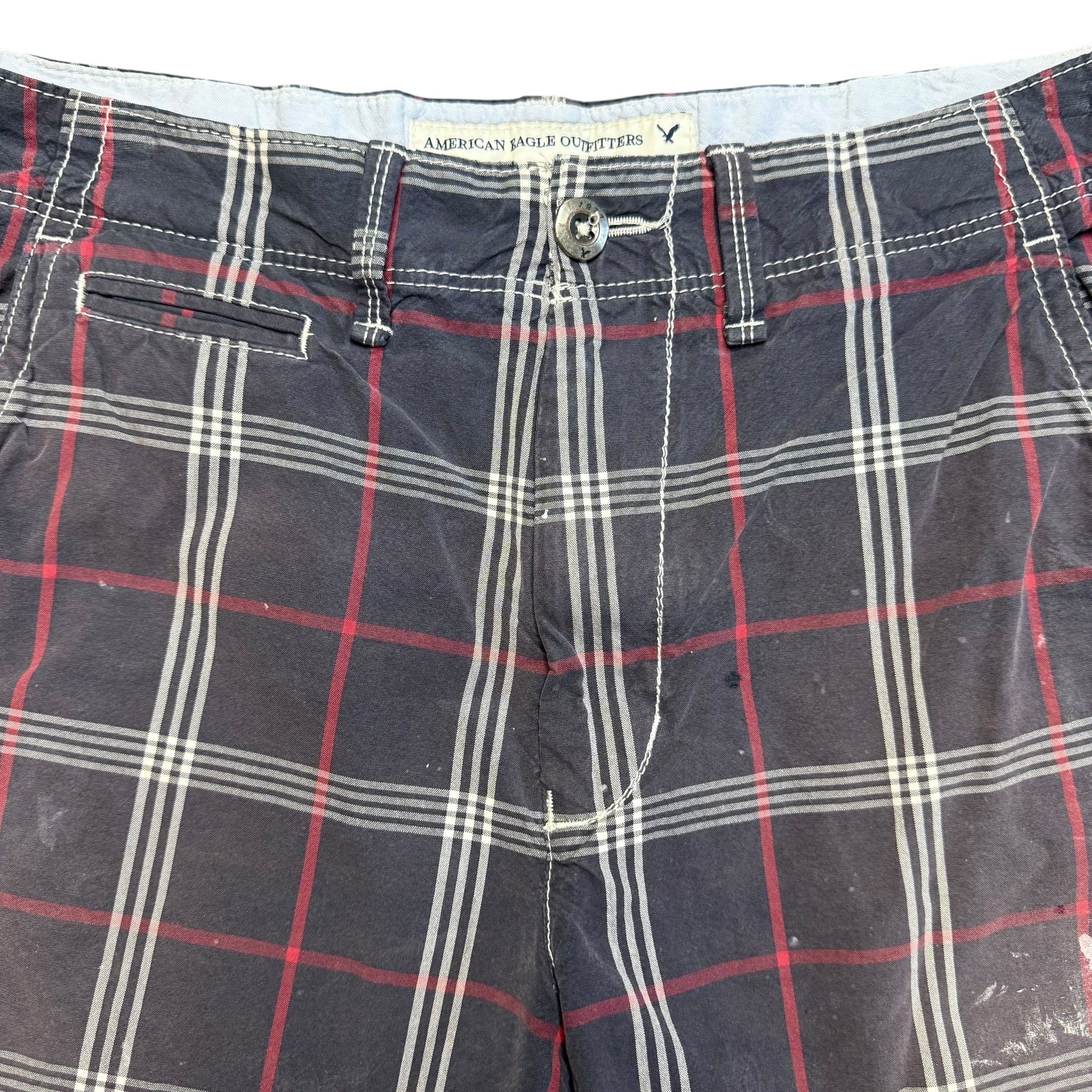 American Eagle Plaid Shorts. 34