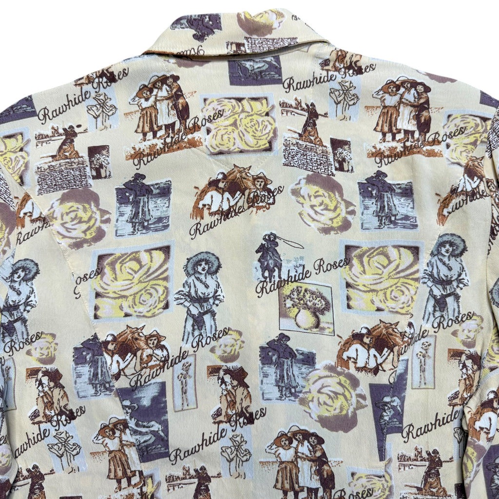 Aurora "Rawhide Roses" Shirt. S