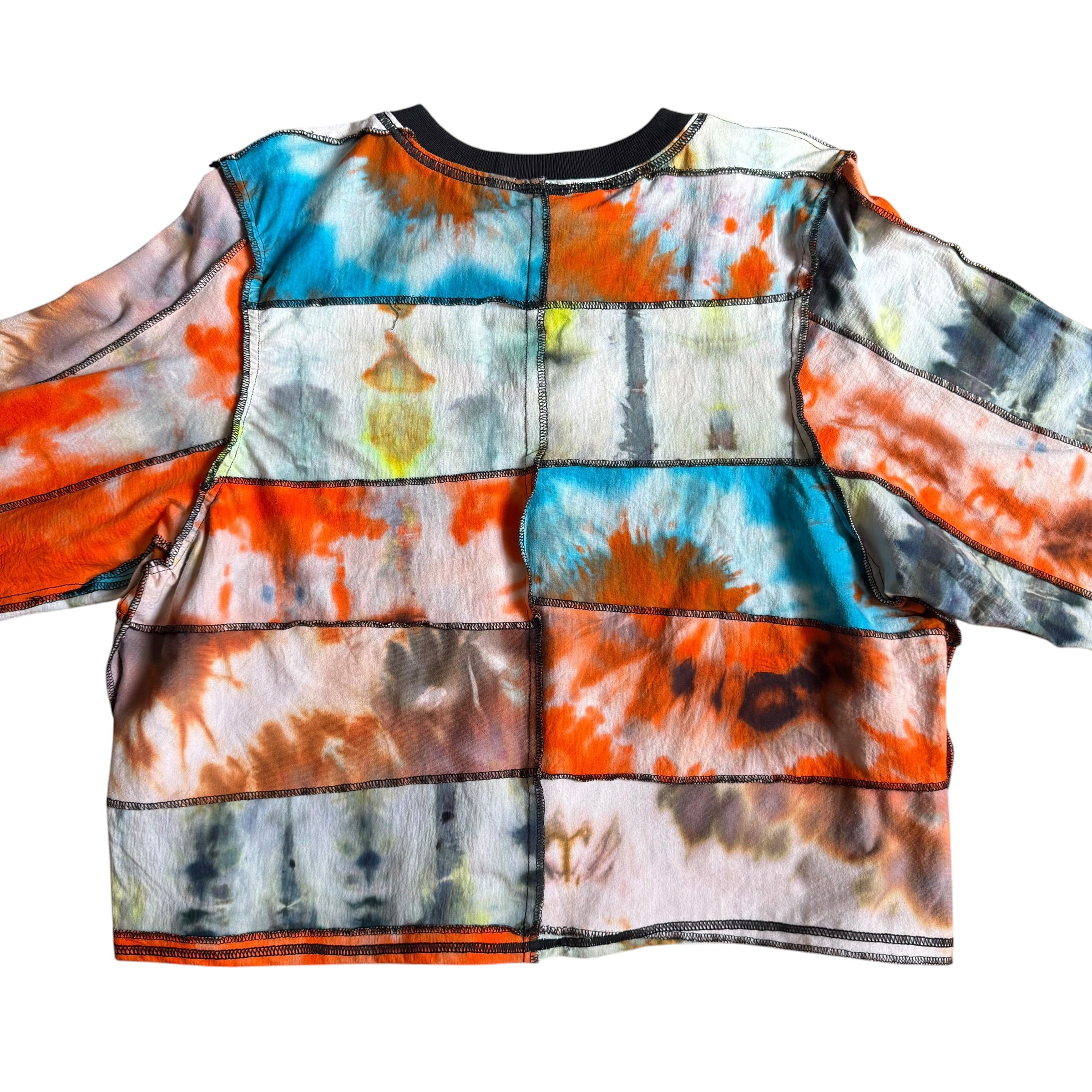 Mink Tiers "Sunset" Tie Dye Crop Top.