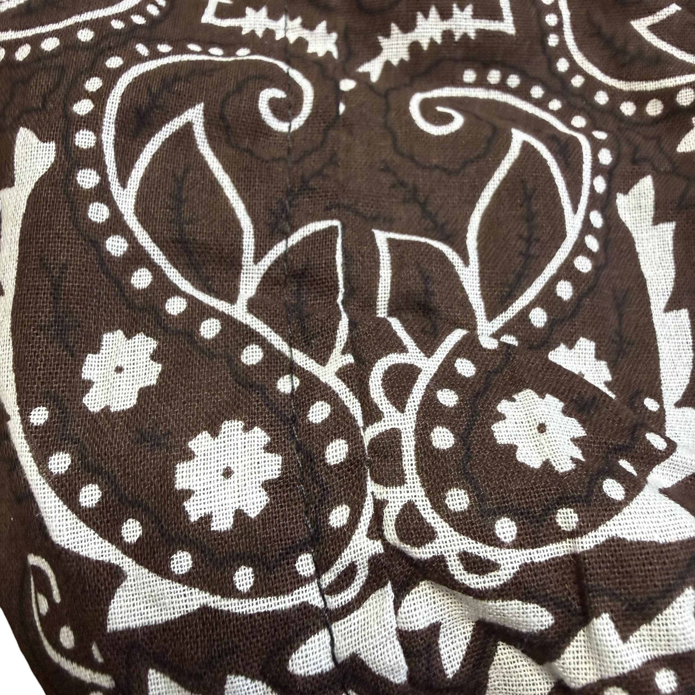 Brown Hanky Bandana Thong. O/S