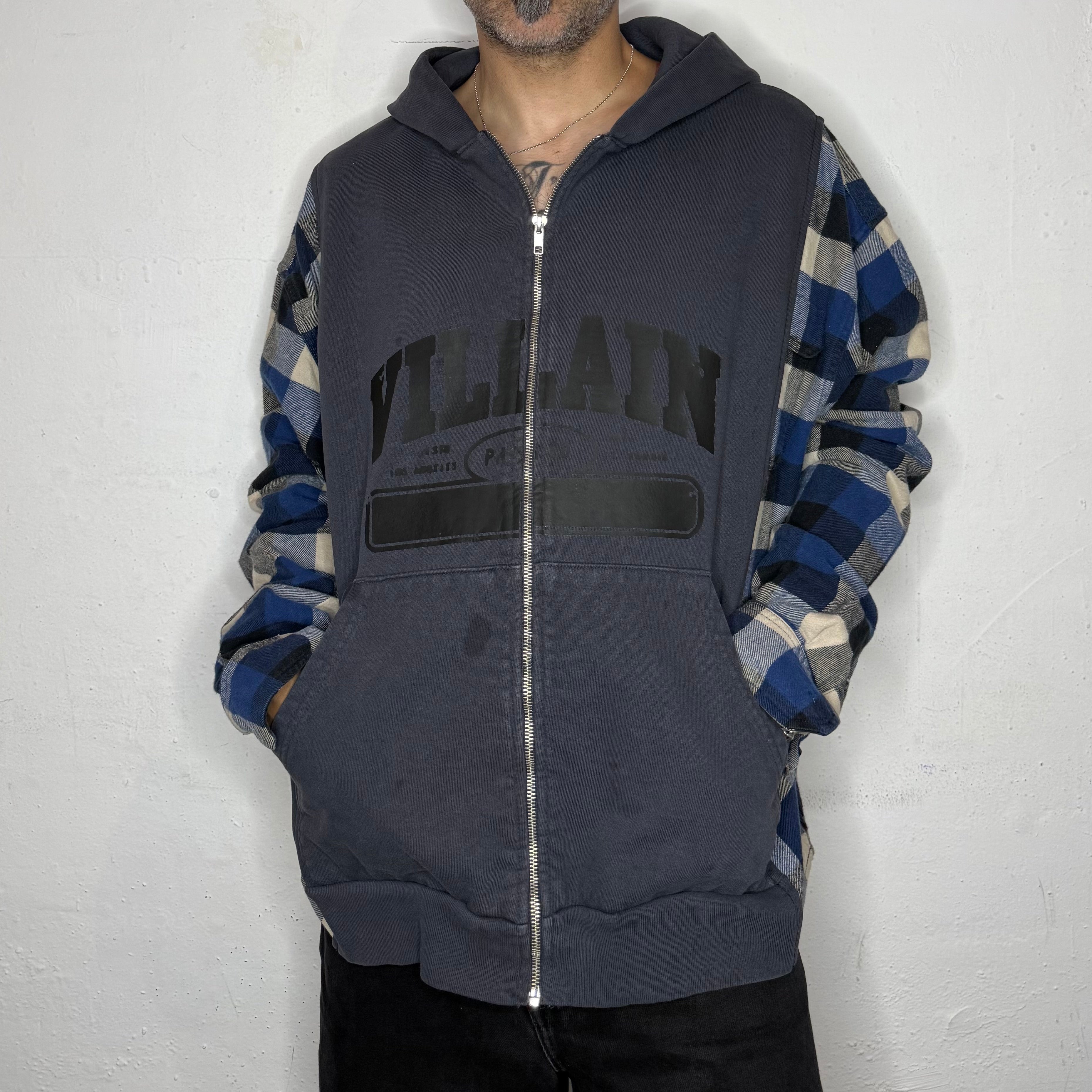Villain Phys Ed. Zip Up Hoodie. L