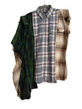 Flannel Button Up Muscle. L