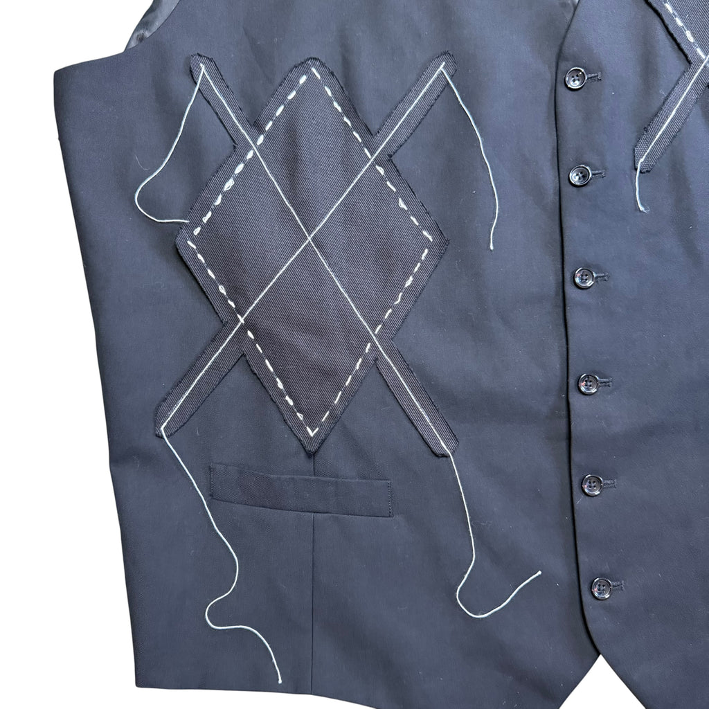 Argyle Vest. O/S