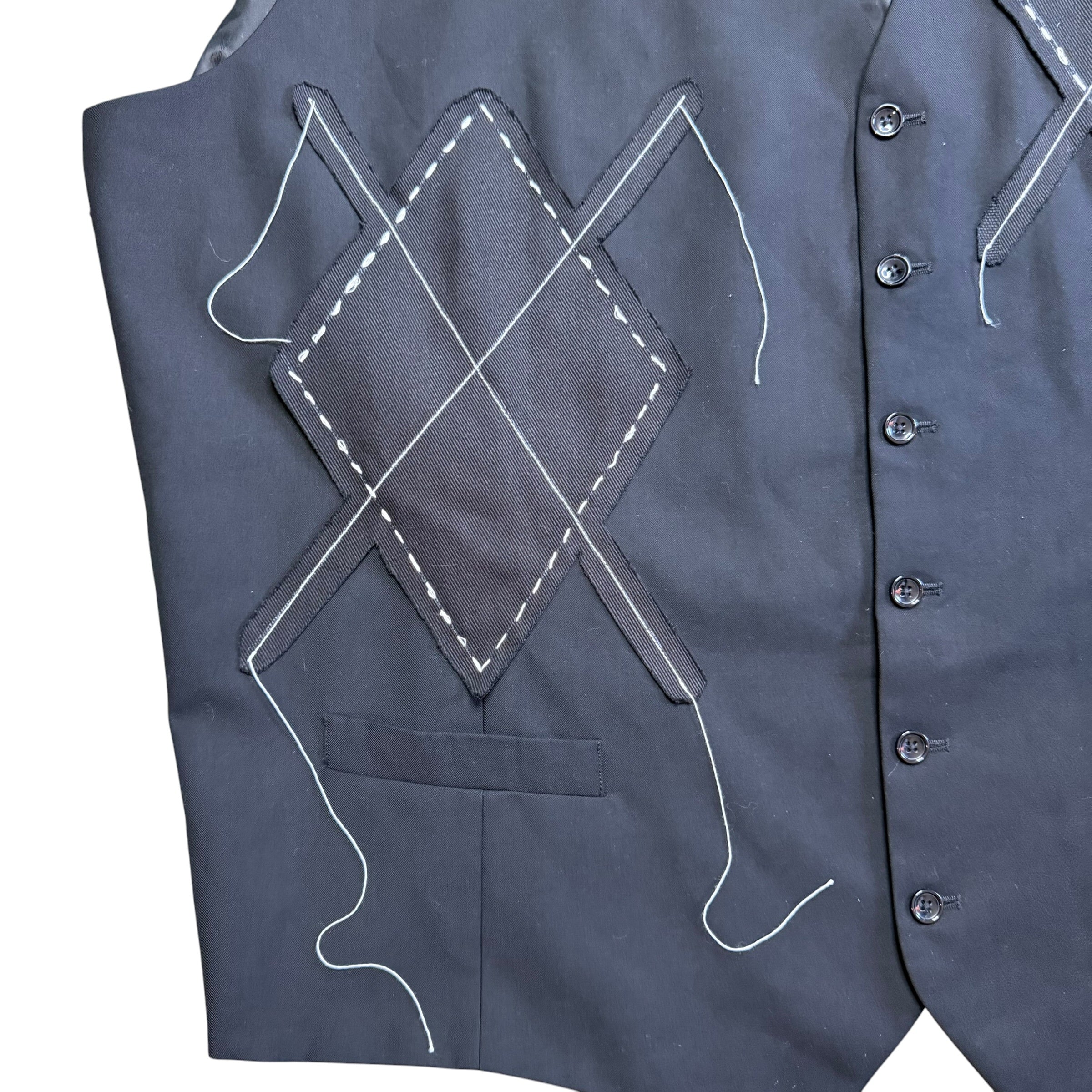 Argyle Vest. O/S