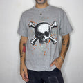 Skull Fleurs-DE-Lis T-Shirt. L