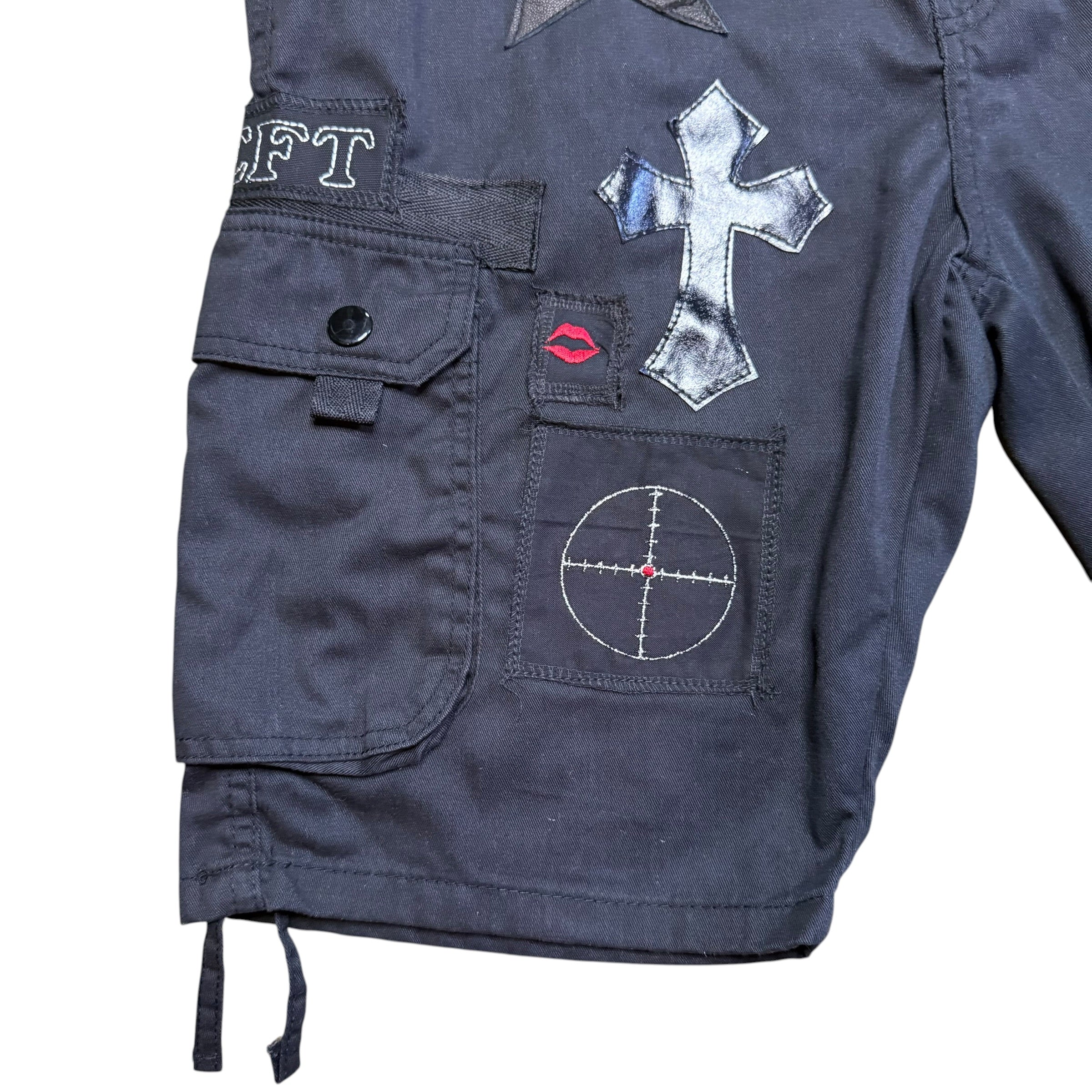 Patch'D Cargo Shorts. 34