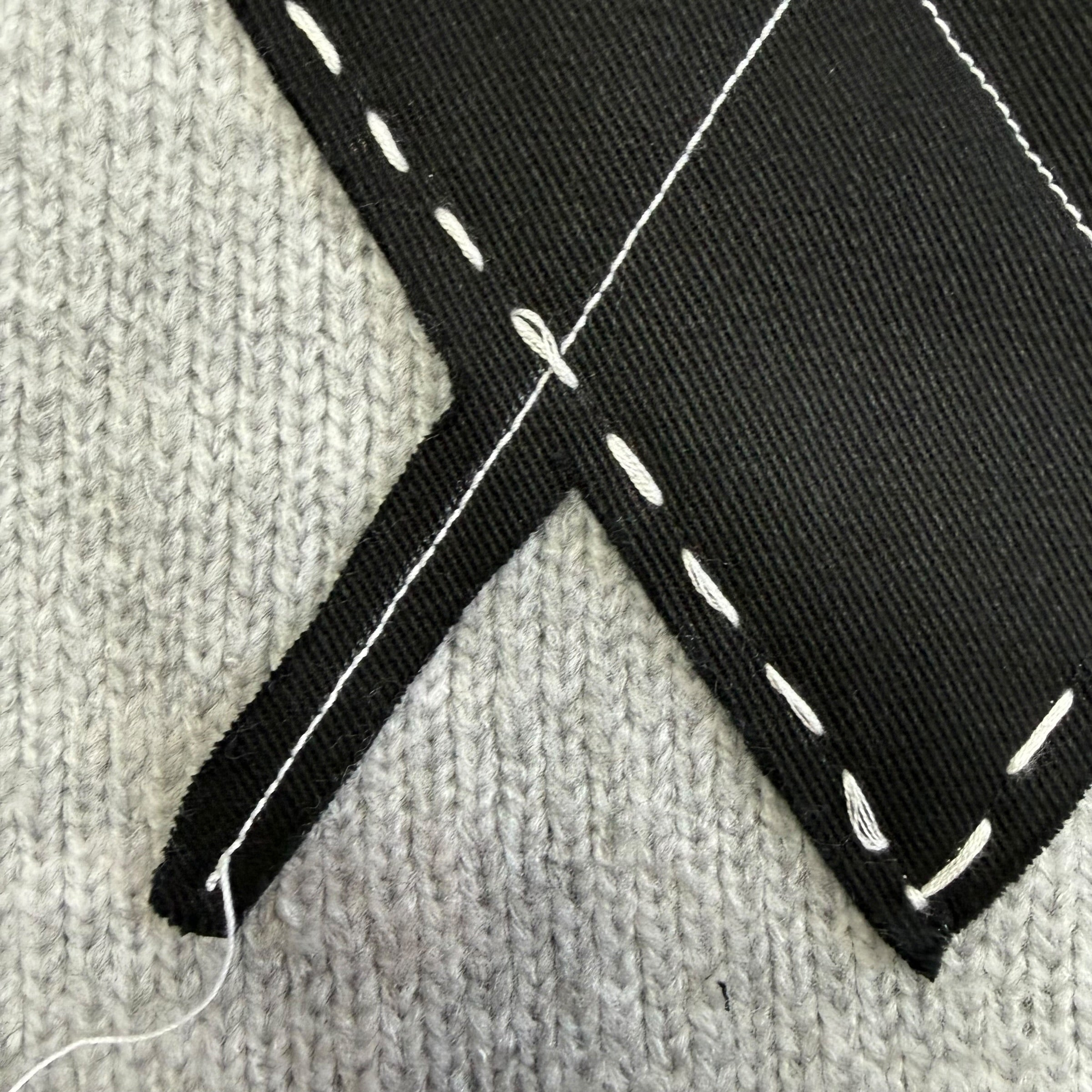 Argyle Fuzzy Sweater. S/M - L/XL