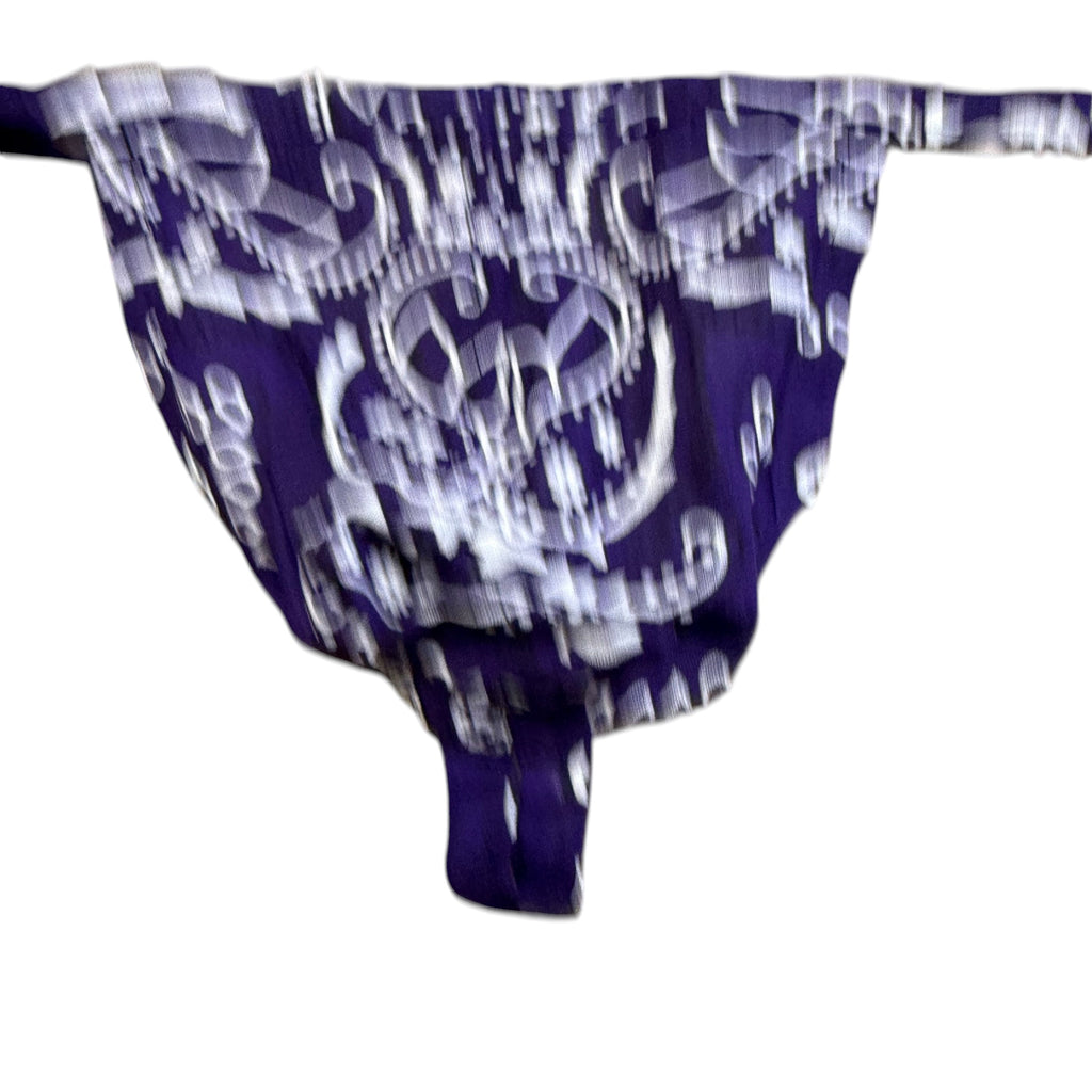 Purple Hanky Bandana Thong. O/S