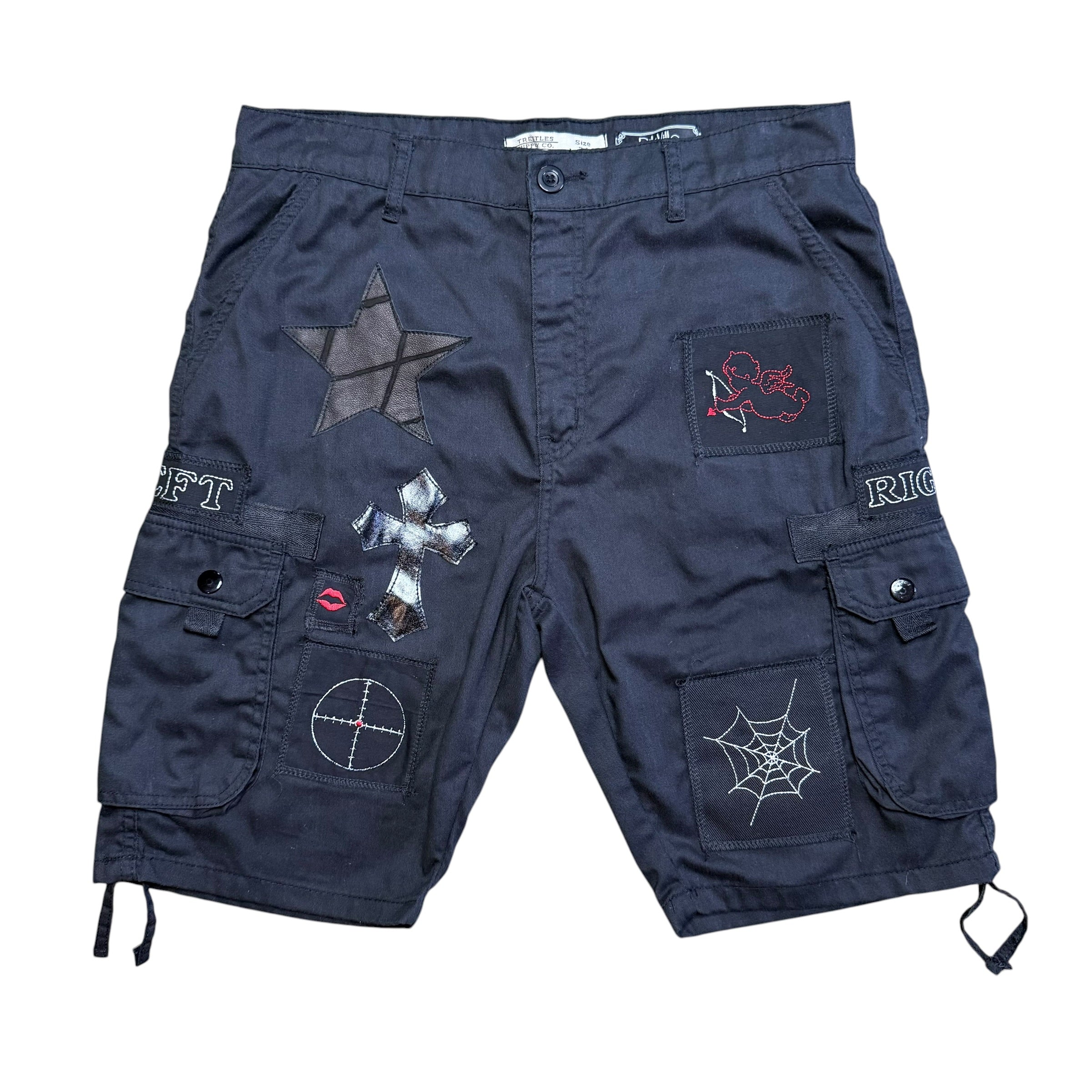 Patch'D Cargo Shorts. 34
