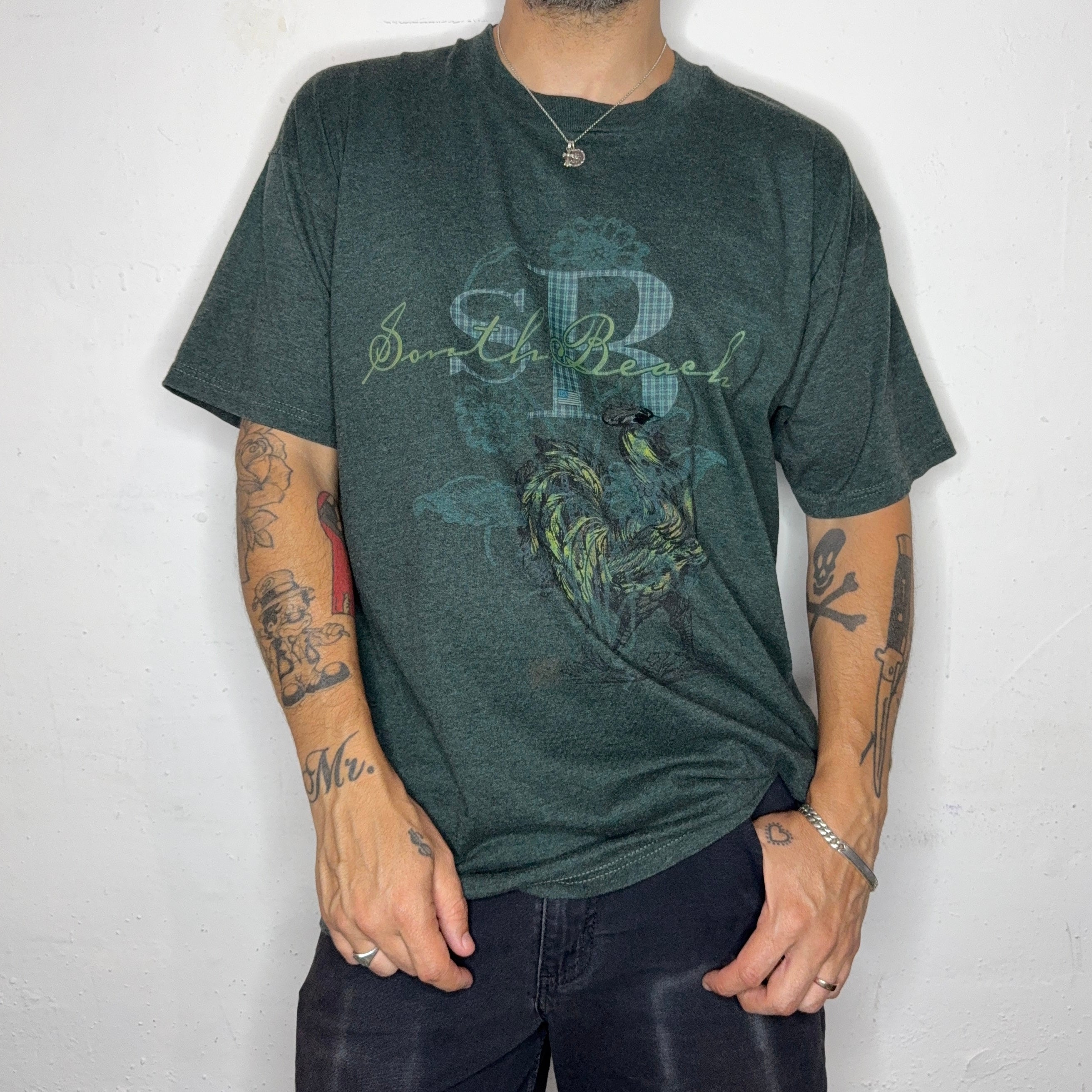 “South Beach” E-Label T-Shirt. XL